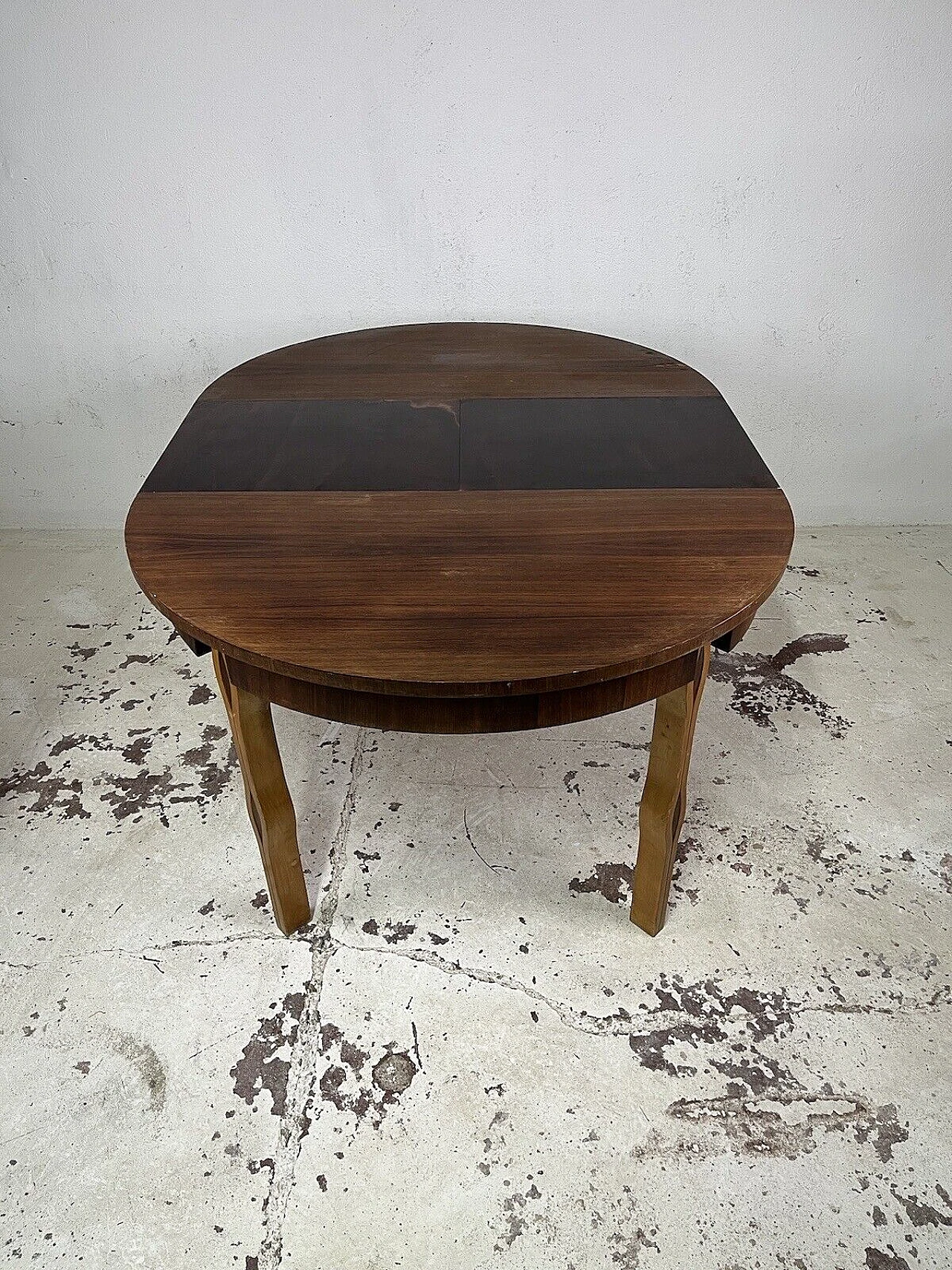 Round wood table attributed to Ico Parisi, 1950s 13