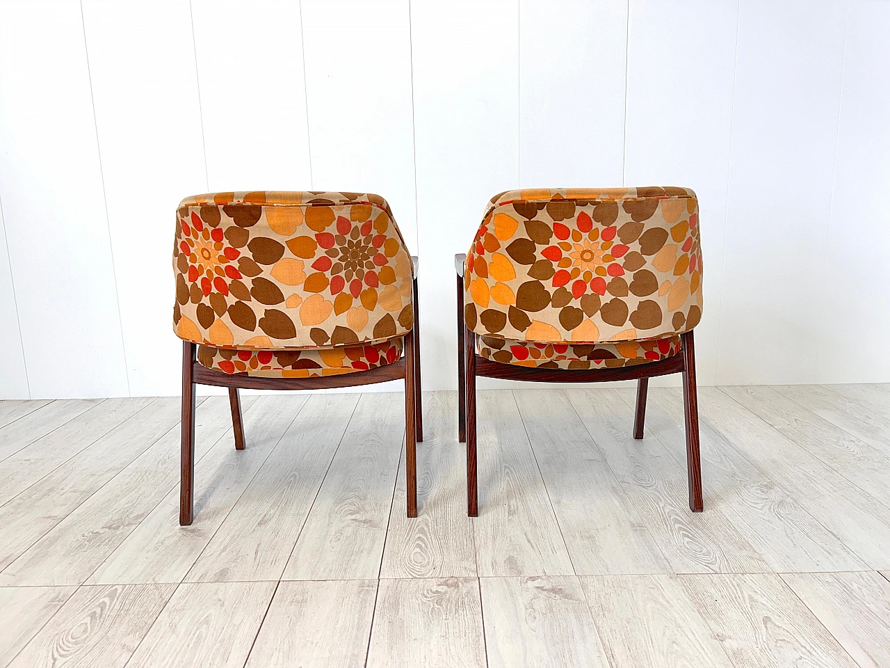 Pair of 814 armchairs by Ico Parisi for Cassina, 1960s 9