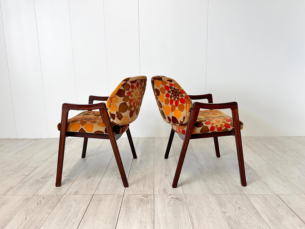 Pair of 814 armchairs by Ico Parisi for Cassina, 1960s 10