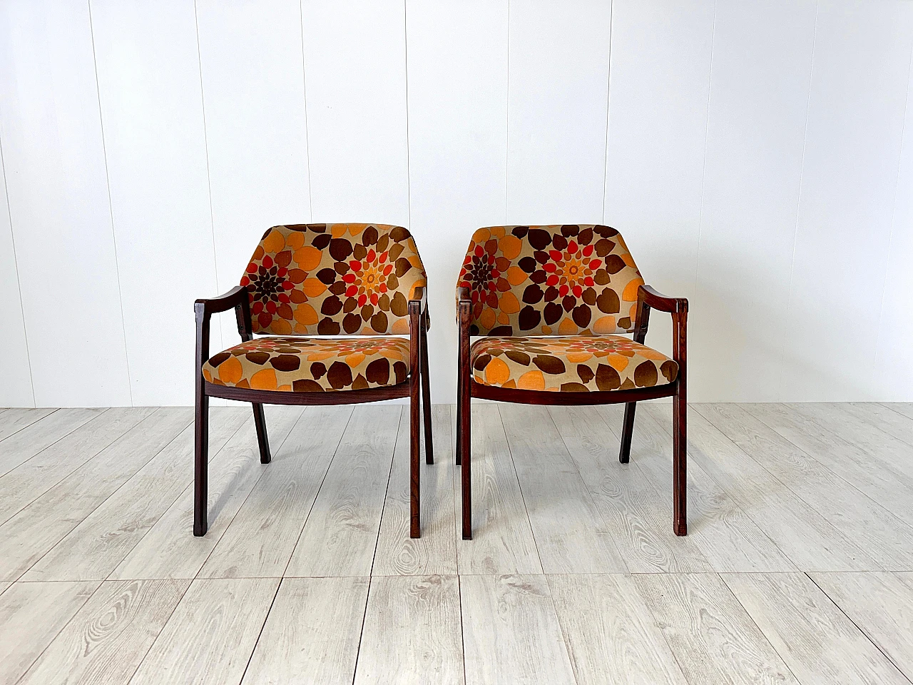 Pair of 814 armchairs by Ico Parisi for Cassina, 1960s 11