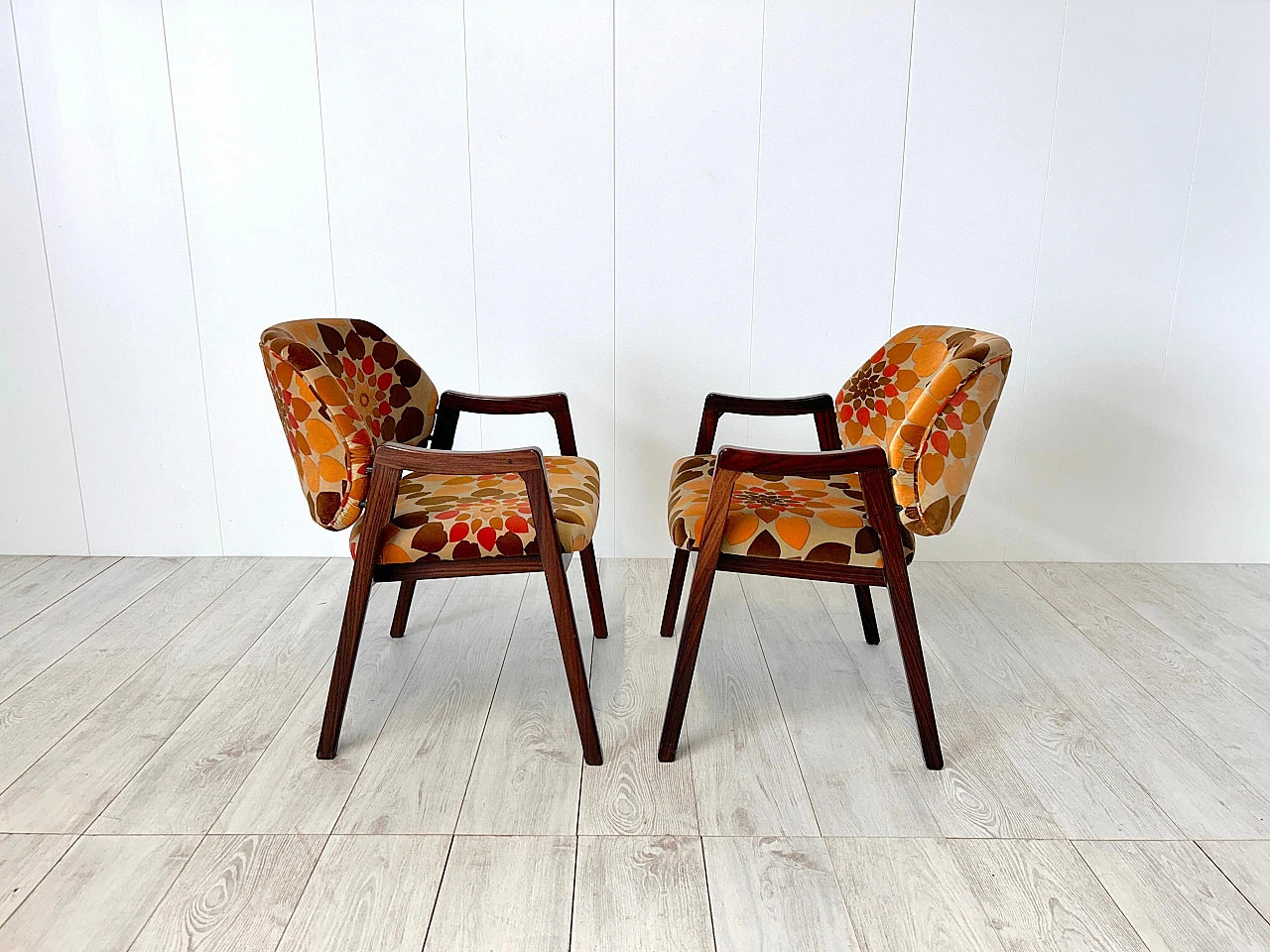 Pair of 814 armchairs by Ico Parisi for Cassina, 1960s 12