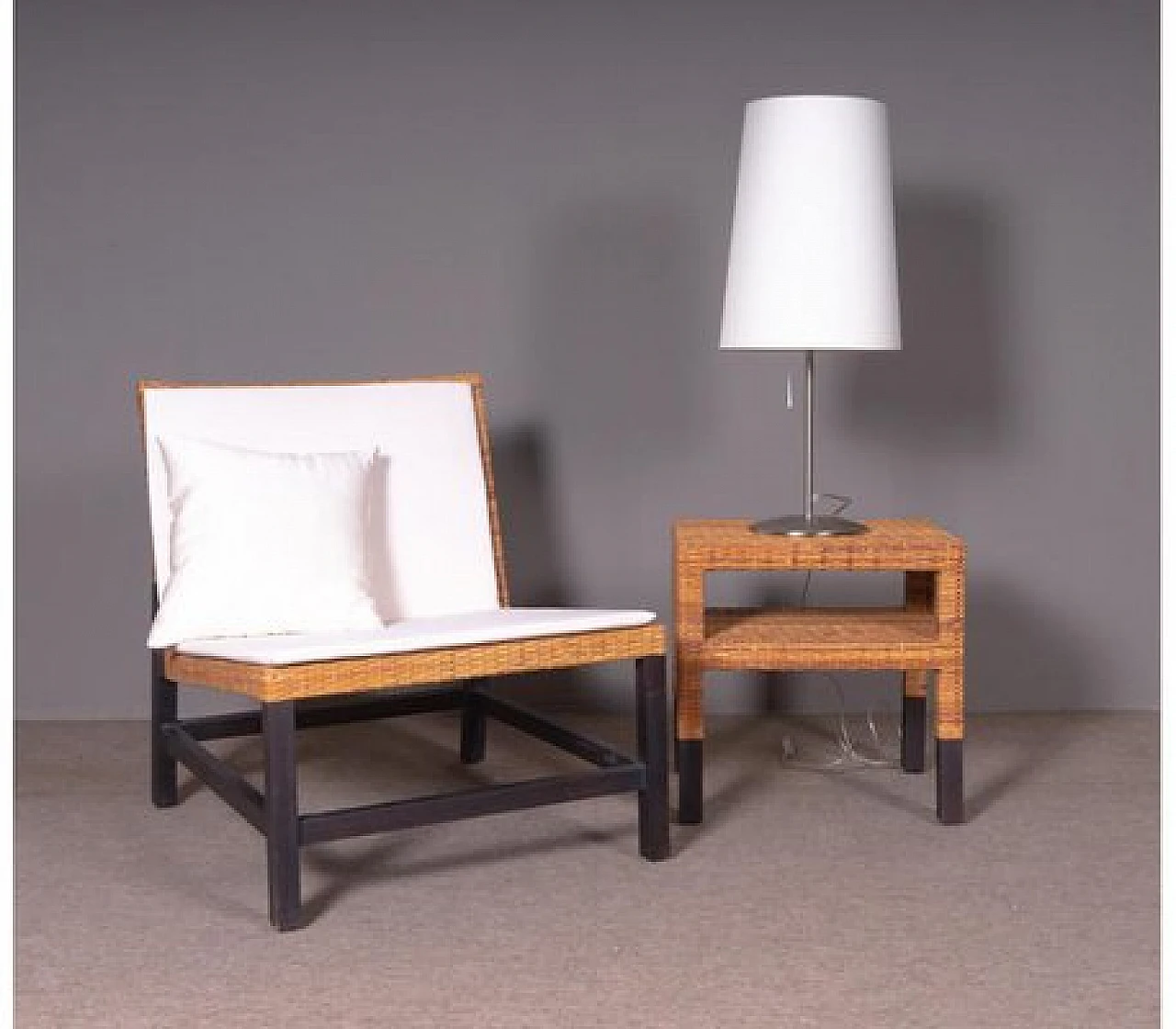 Armchair with coffee table, 1980s 3