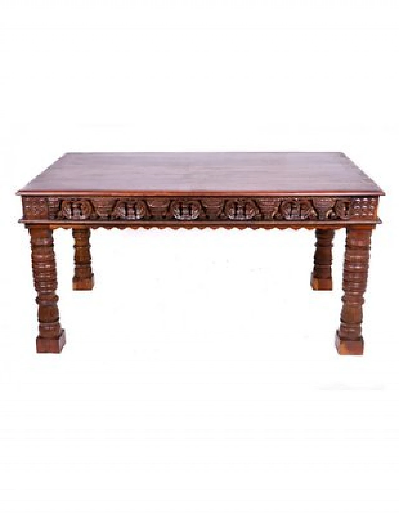 Hand-carved wooden desk, early 20th century 1