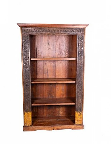 Teak bookcase shelf, mid-20th century