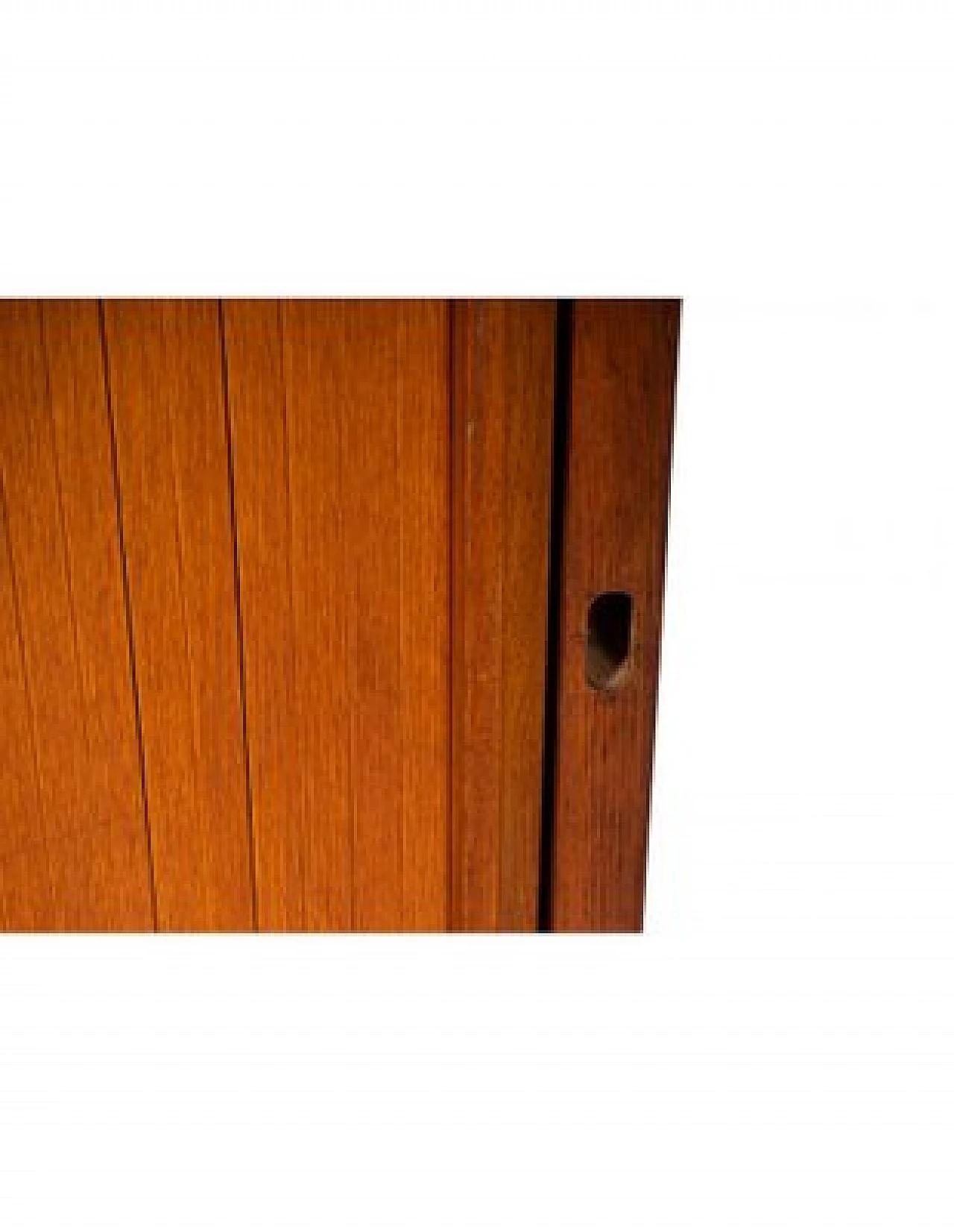 Light wood shutter cabinet, 1970s 9