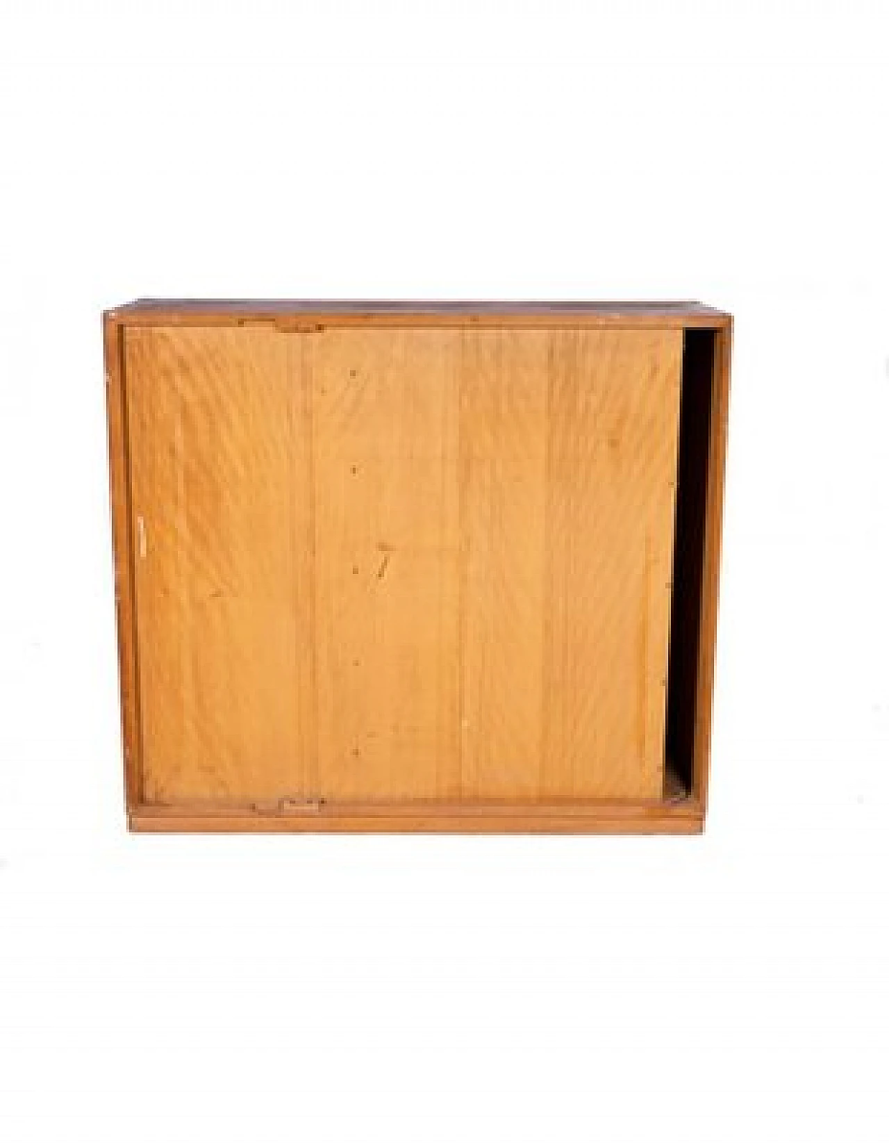 Light wood shutter cabinet, 1970s 15