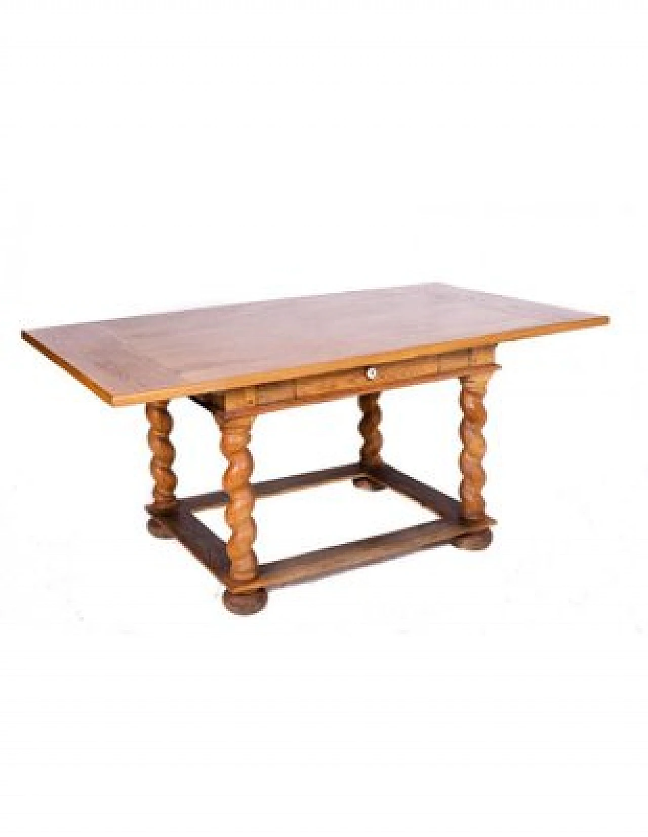 German Jacobean solid wood table 1