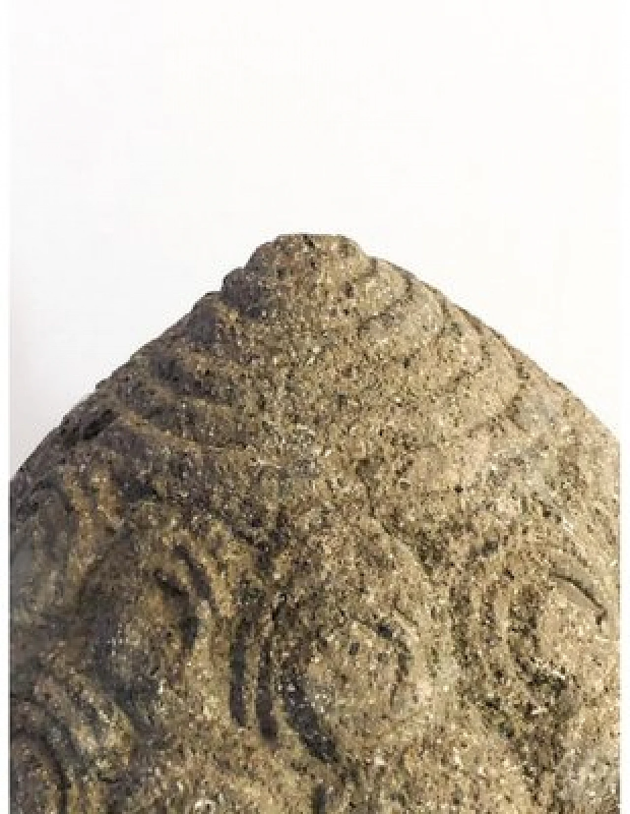 Testa di Buddha in pietra naturale, fine '900 6