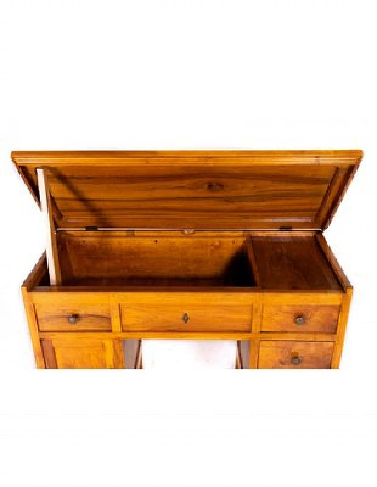 Wooden sideboard with opening top and draawers, 1930s 7