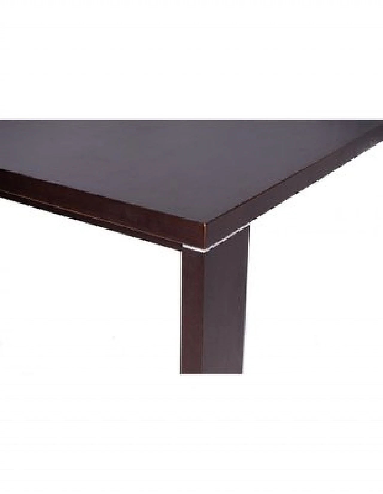 Black laminate extendable table, 1970s 3