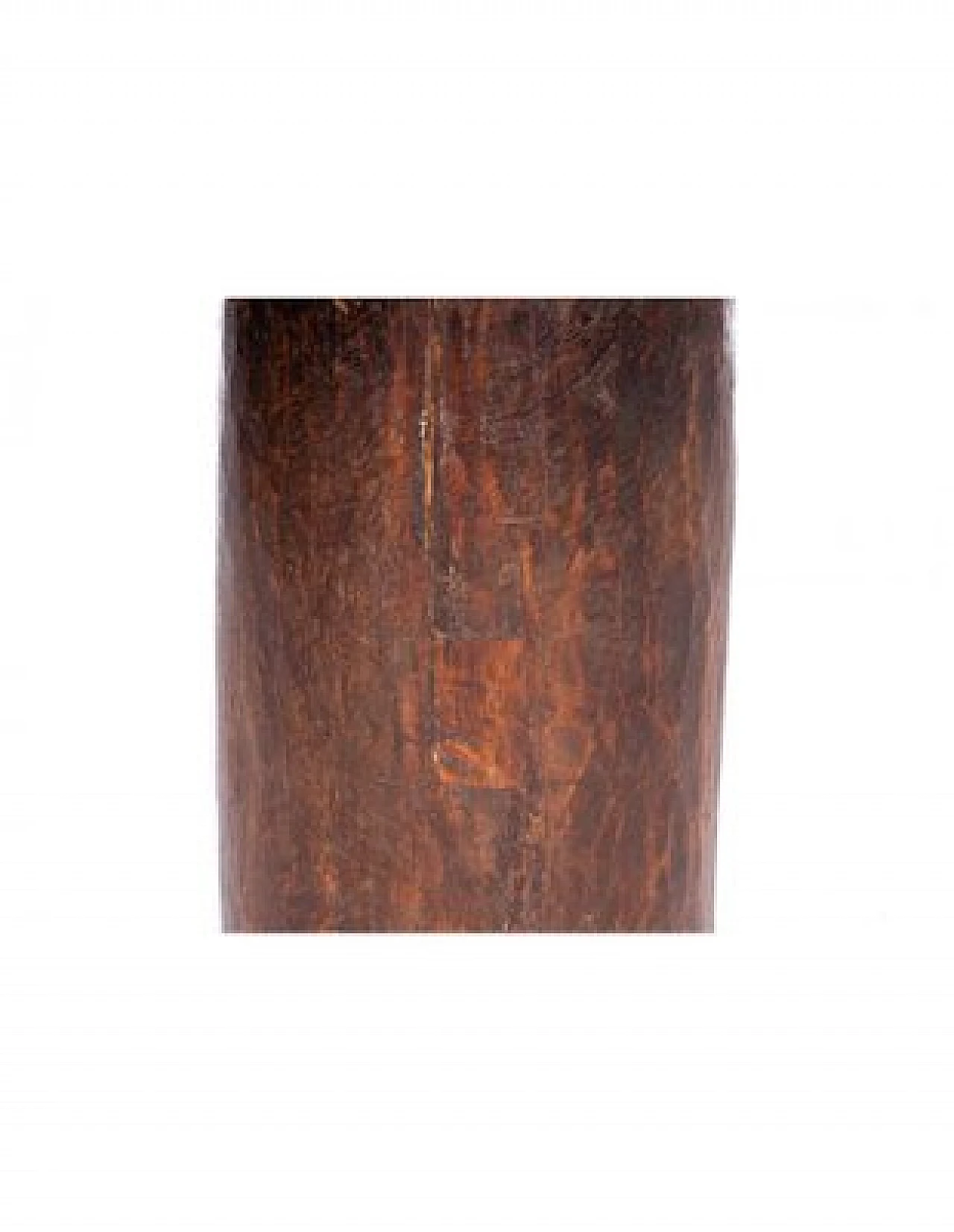 Cylindrical natural wood vase 3