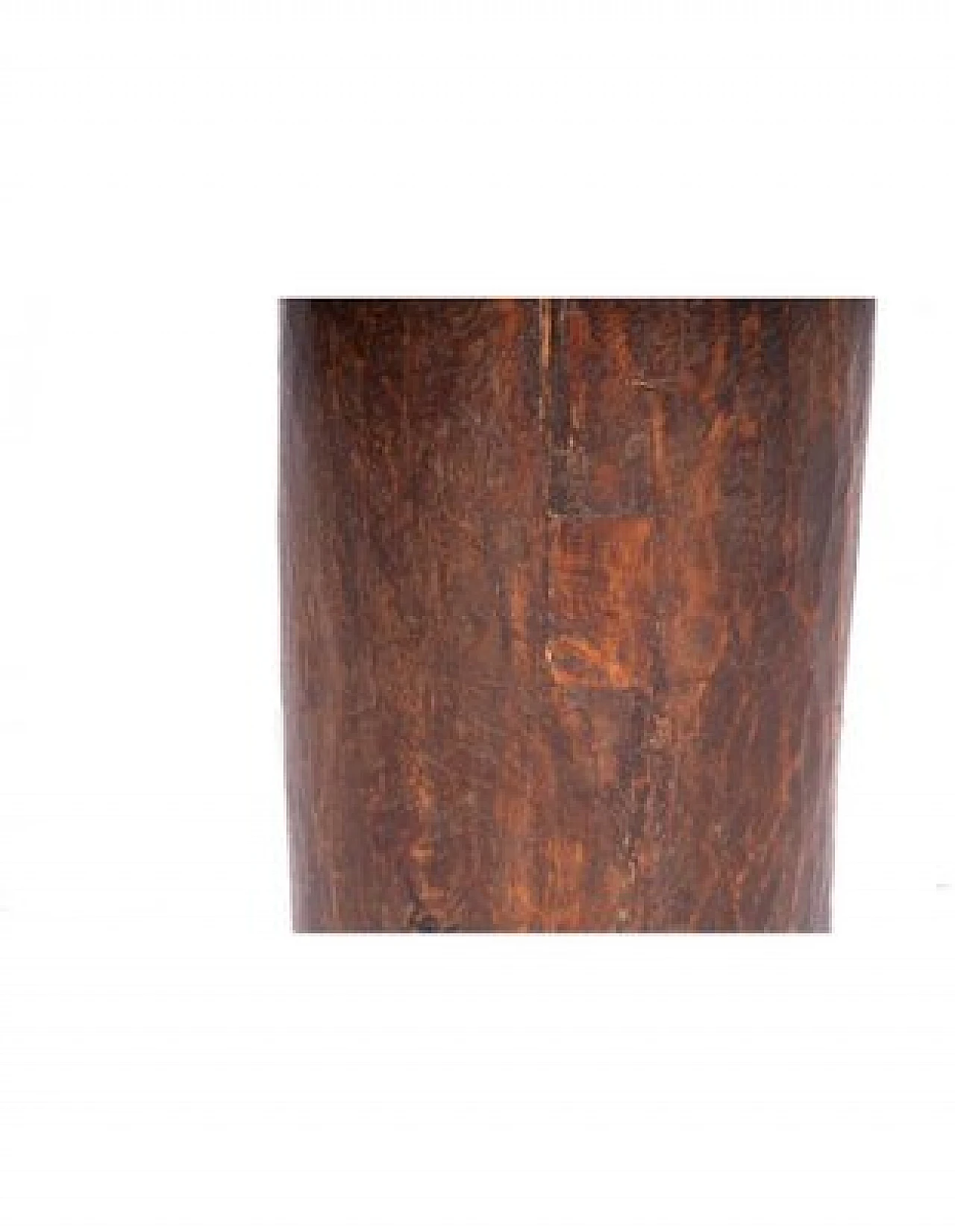 Cylindrical natural wood vase 4