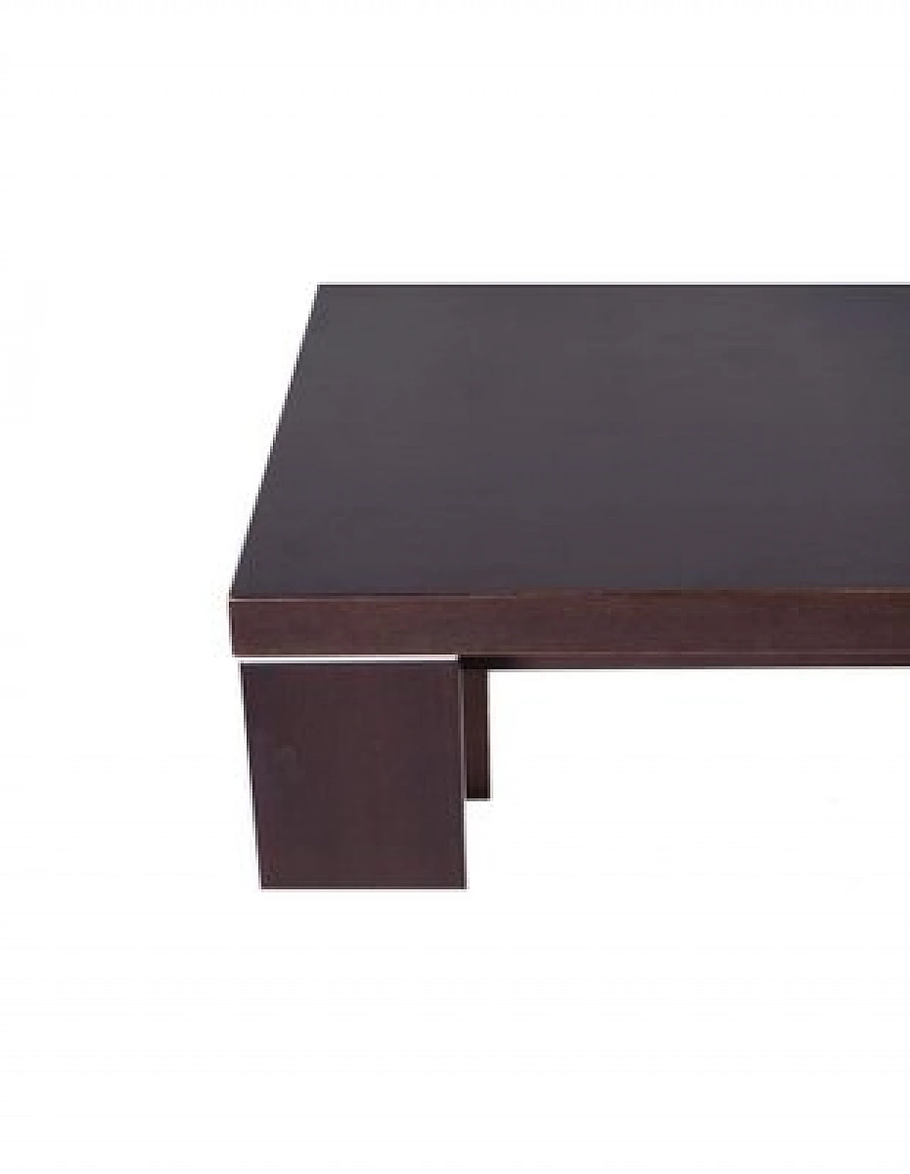 Black laminate extendable table, 1970s 6