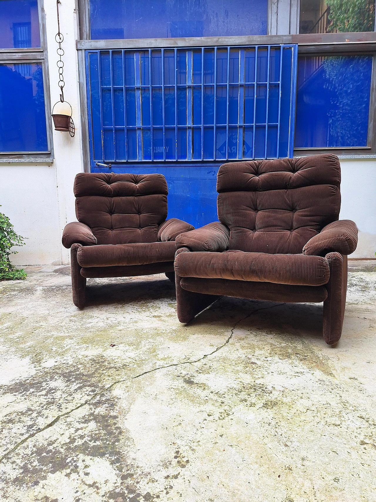 Pair of Coronado armchairs by Tobia Scarpa for B&B Italia, 1970s 2