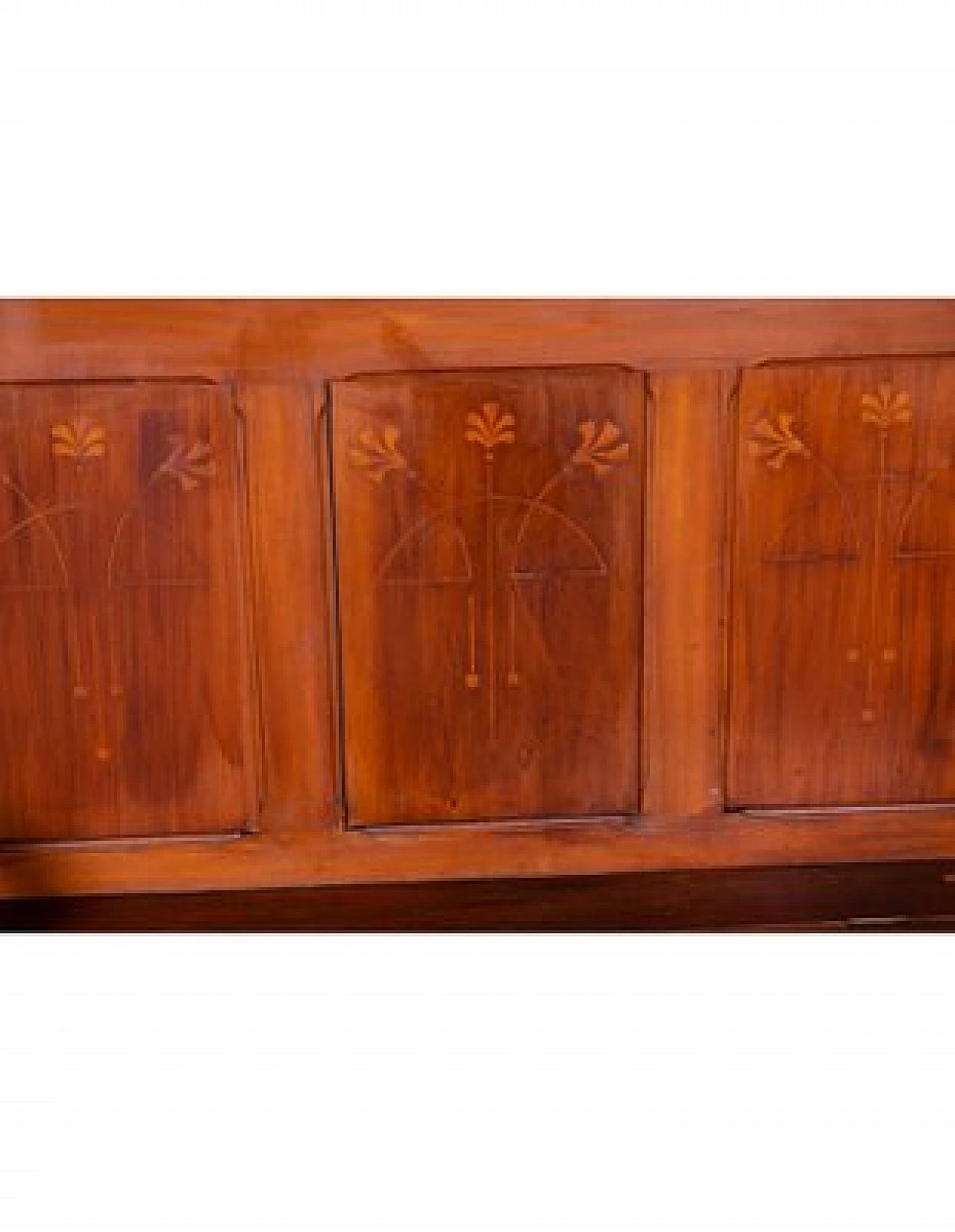 Wooden chest of drawers with 2 chairs, late 20th century 3