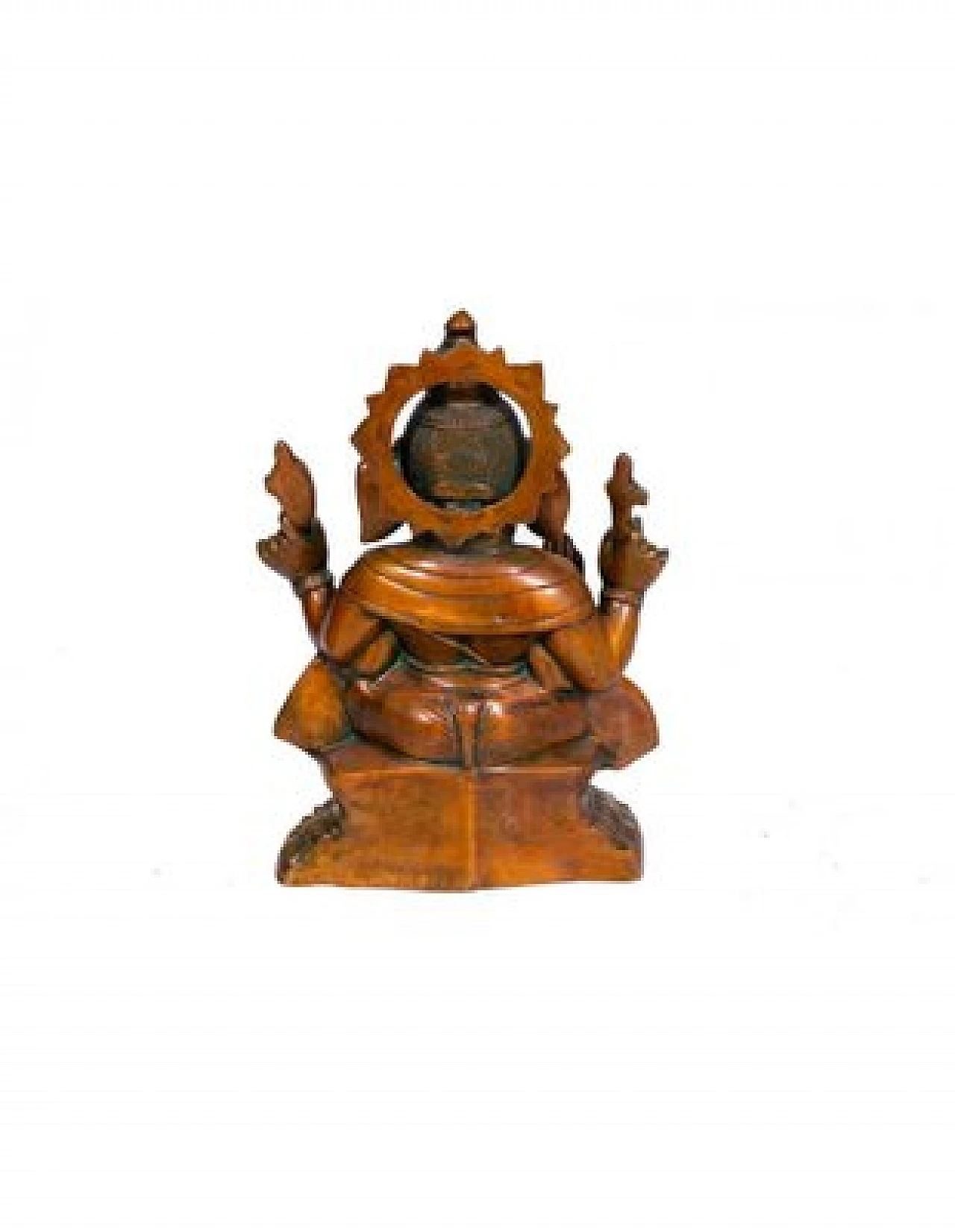 Metal and brass statue depicting Ganesh, early 20th century 8