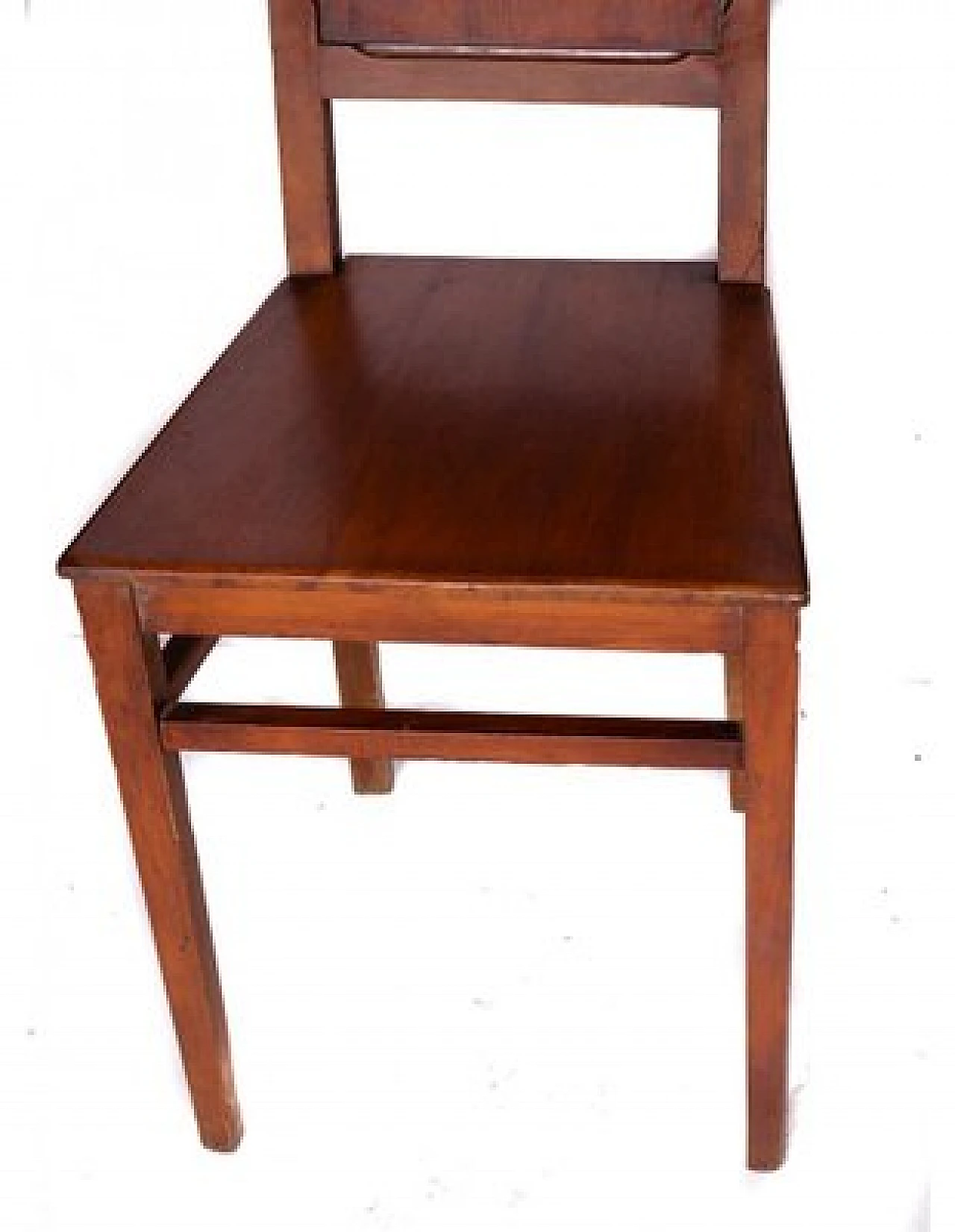 Wooden chest of drawers with 2 chairs, late 20th century 6