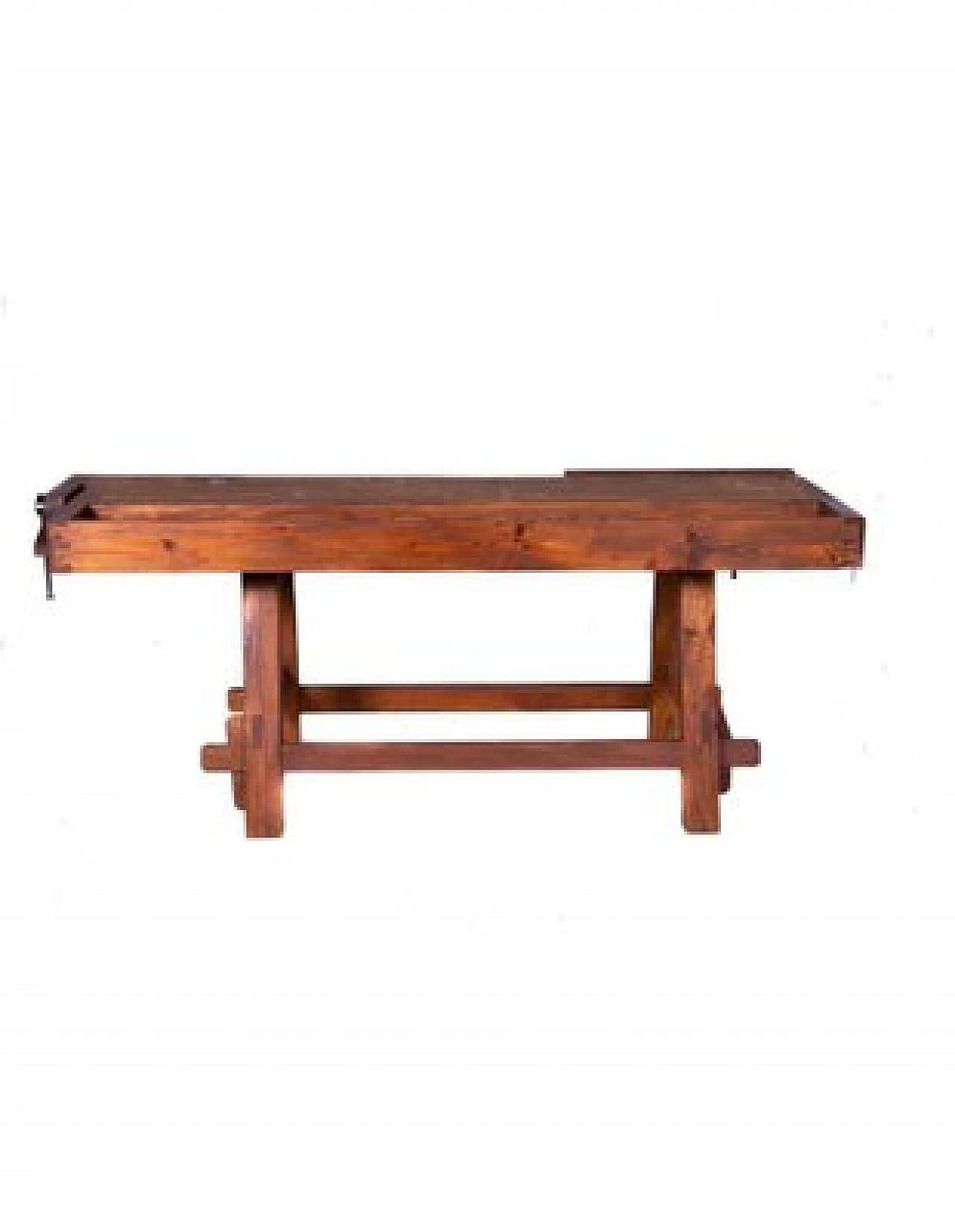 Solid wood and cast iron carpenter's bench 16