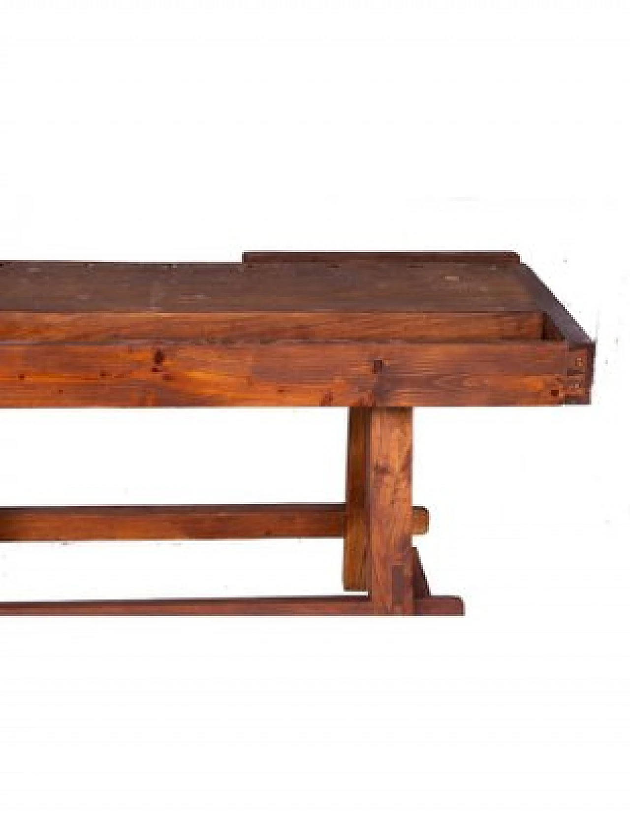 Solid wood and cast iron carpenter's bench 17