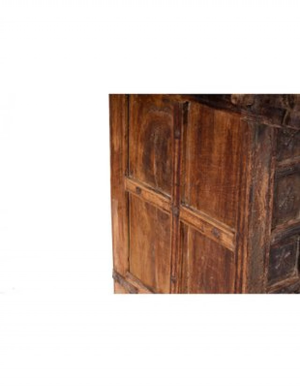 Teak chest of drawers, with decorations and inlays, early 20th century 6