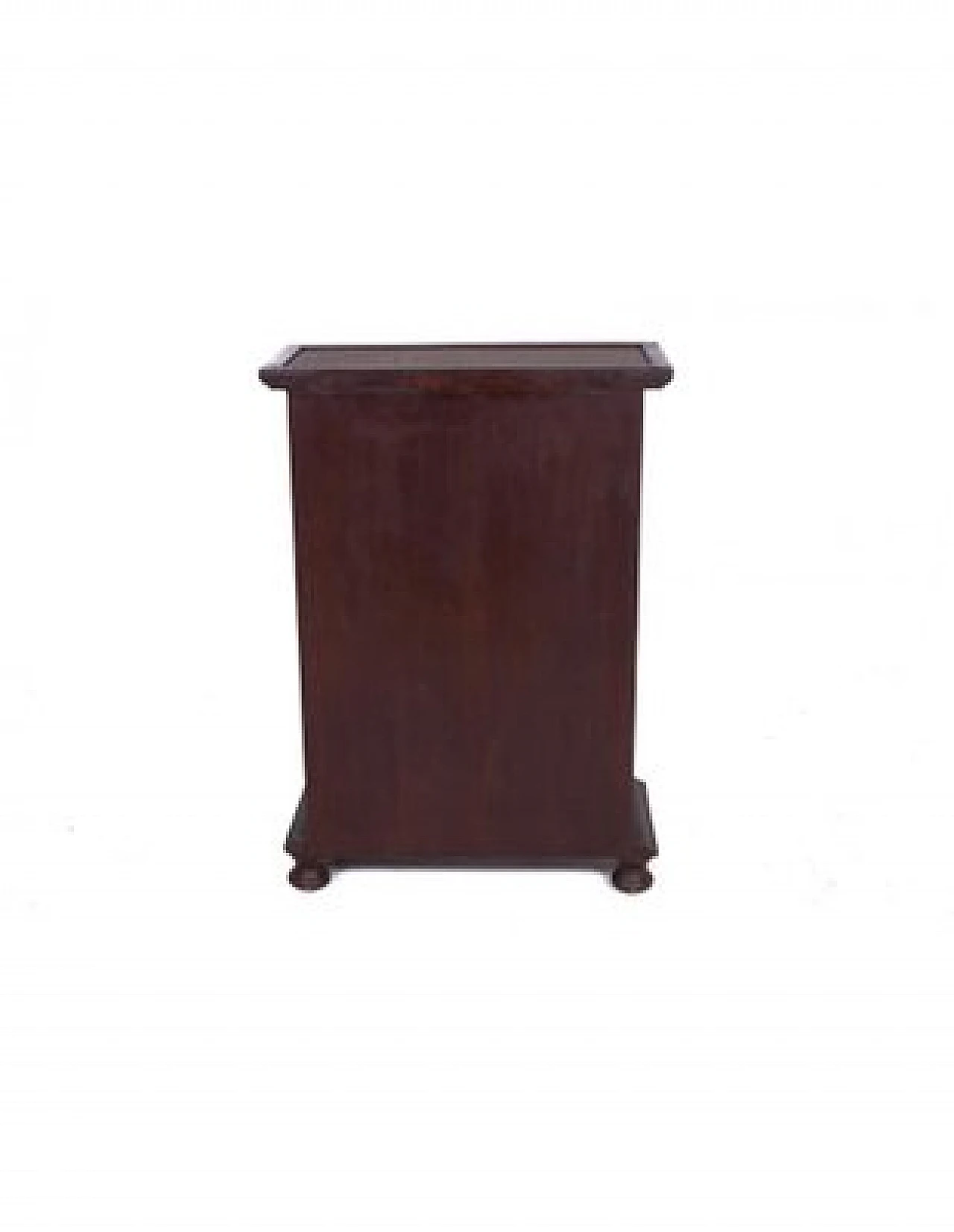 Thai acacia cabinet with wicker and painted details 9