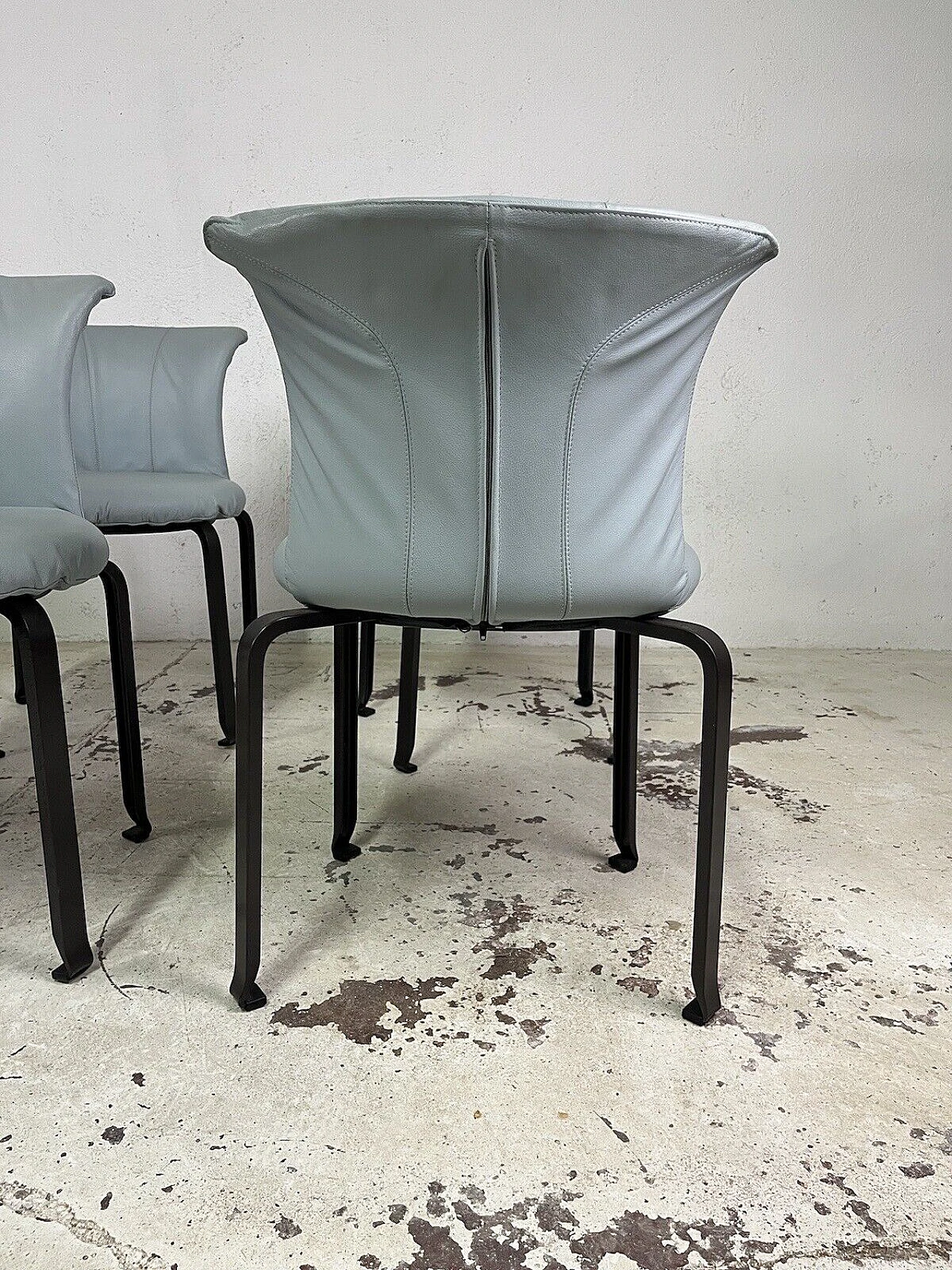 6 Miabi chairs by Kazuhide Takahama for B&B Italia, 1980s 14