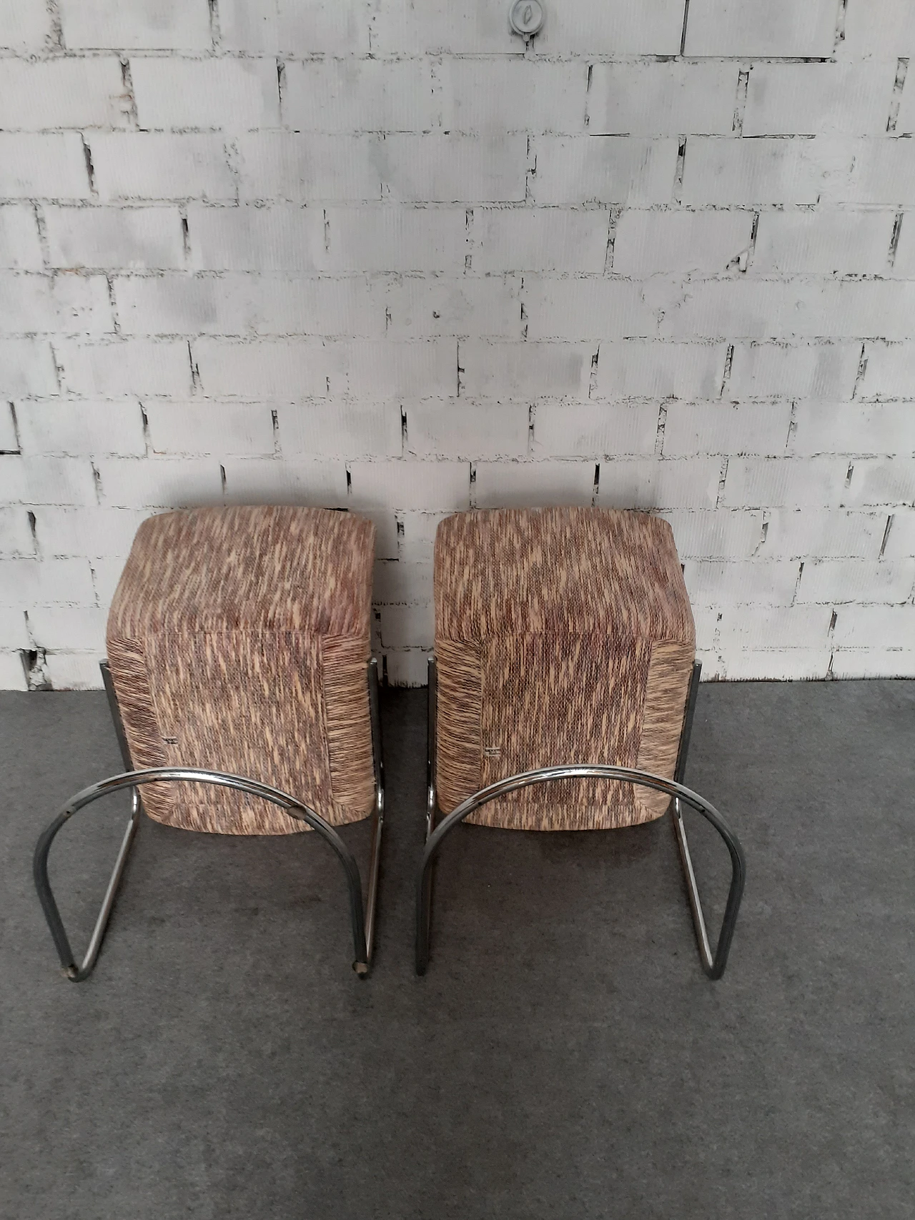 Pair of Lens chairs by Giovanni Offredi for Saporiti, 1970s 8