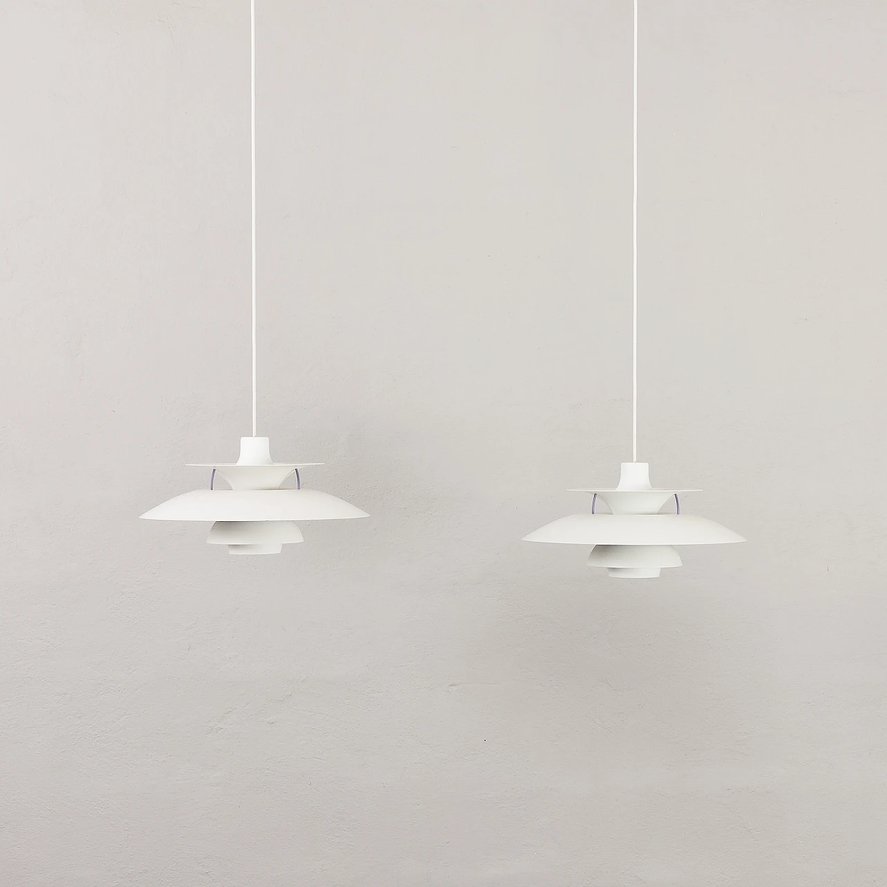 Pair of PH5 lamps by P. Henningsen for Louis Poulsen, 1970s 4