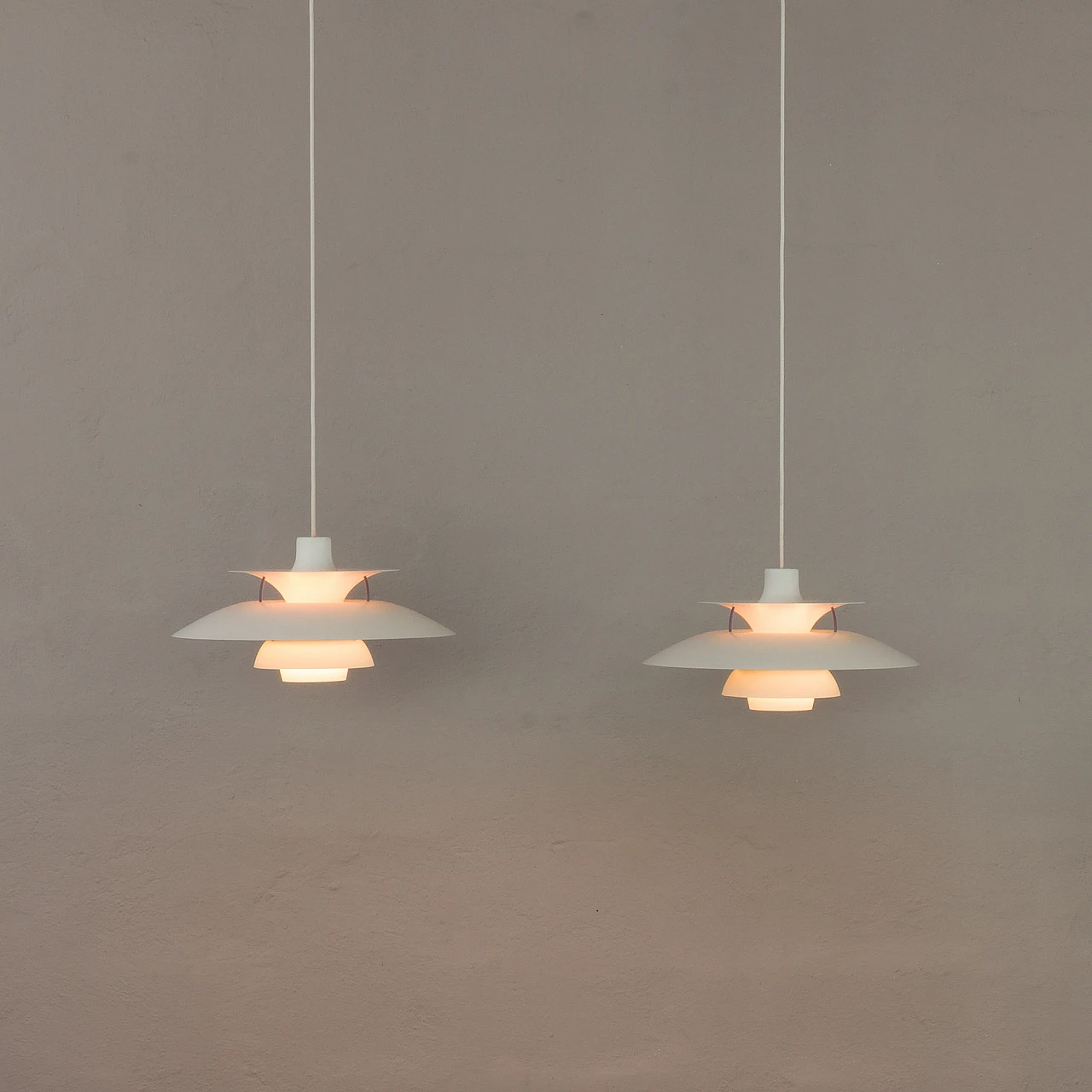 Pair of PH5 lamps by P. Henningsen for Louis Poulsen, 1970s 5