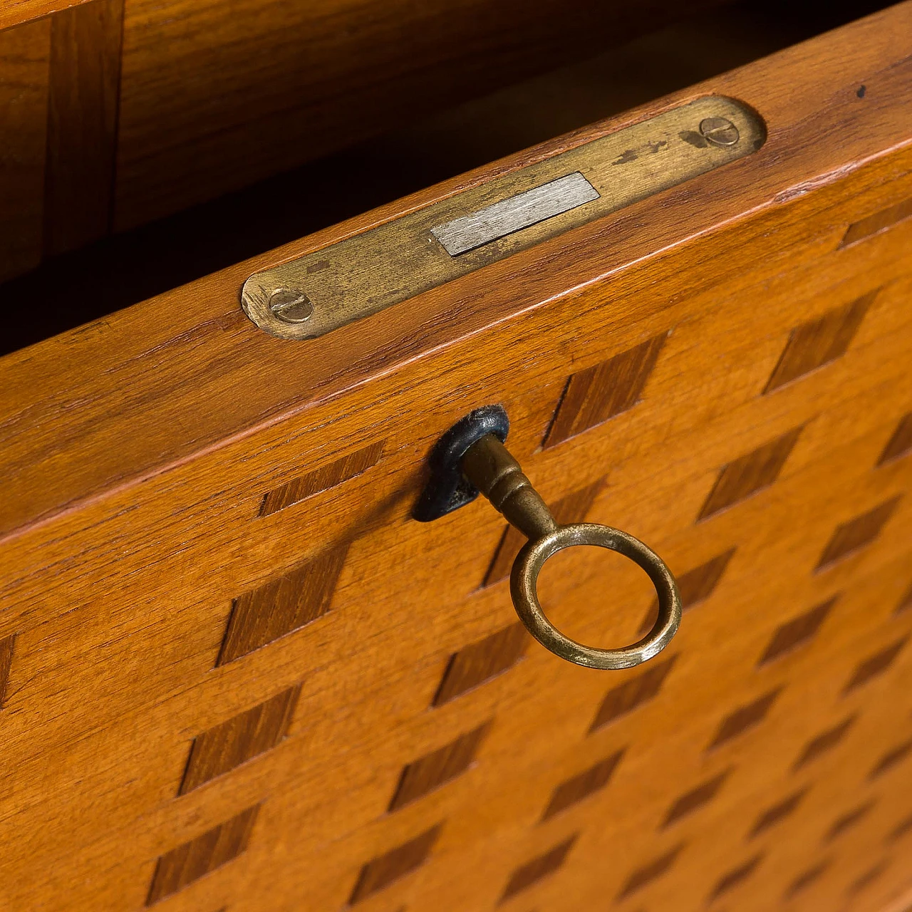 Libreria in teak con secrétaire di Poul Cadovius per Cado, anni '60 17