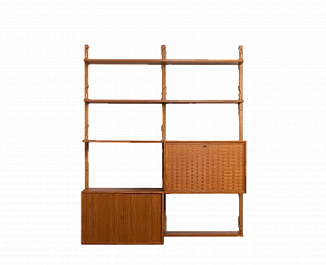 Teak bookcase with secrétaire by Poul Cadovius for Cado, 1960s