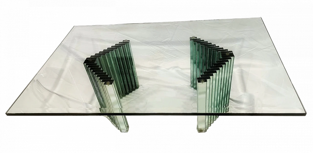 Supercalif coffee table by Luigi Massoni for Gallotti & Radice, 1980s 5