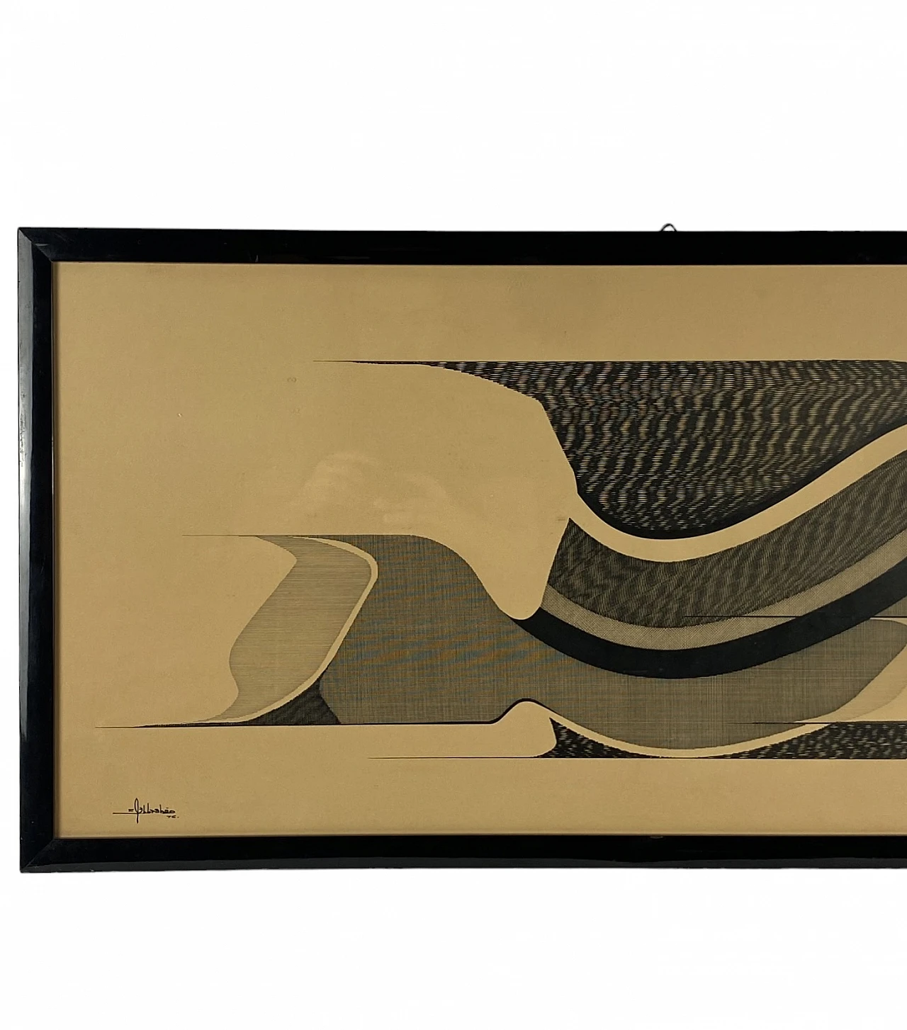 Abbahao, Pesce, disegno a china su carta, 1976 9