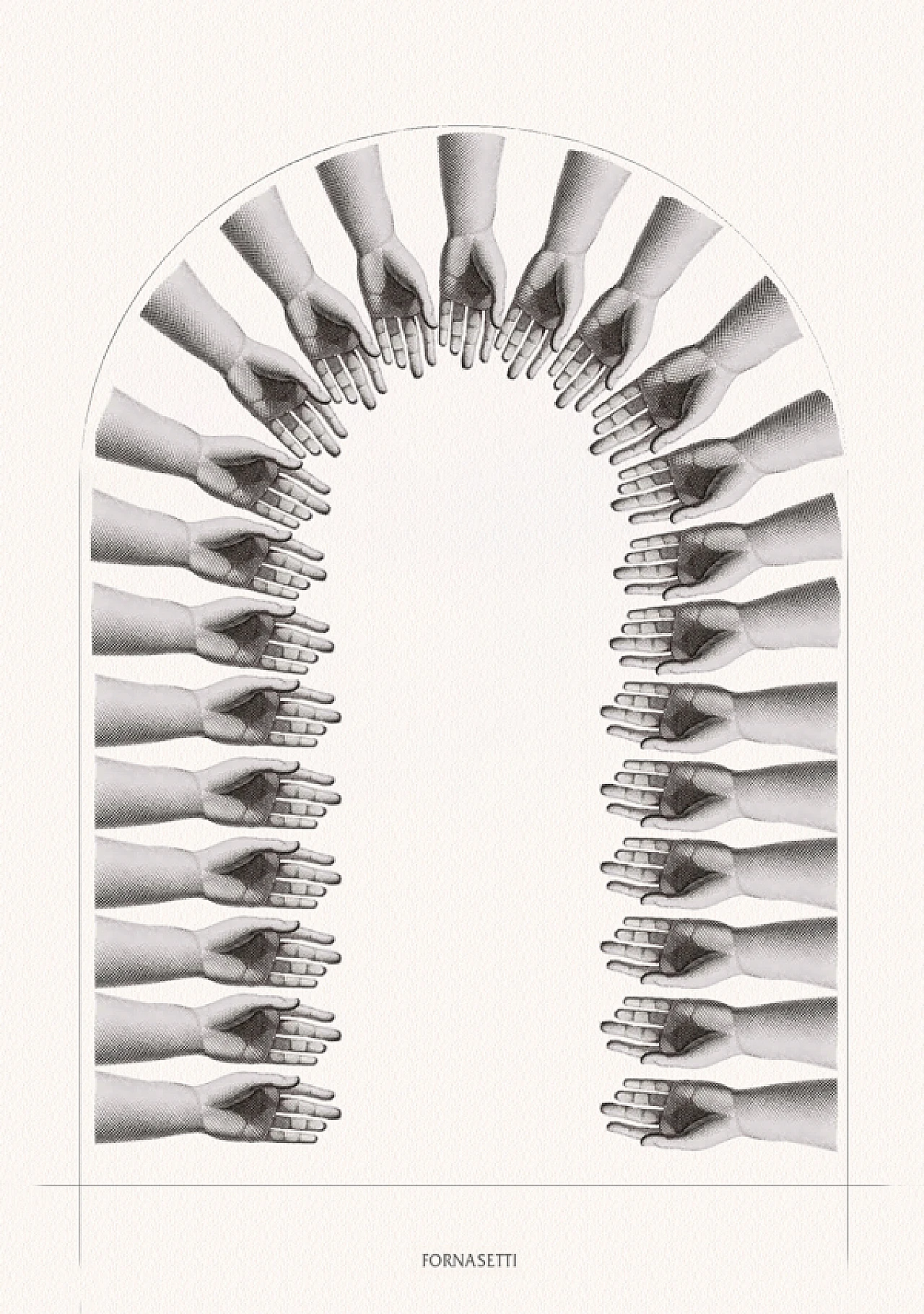 31 cartoline Tema e Variazioni di Piero Fornasetti, anni 2000 24