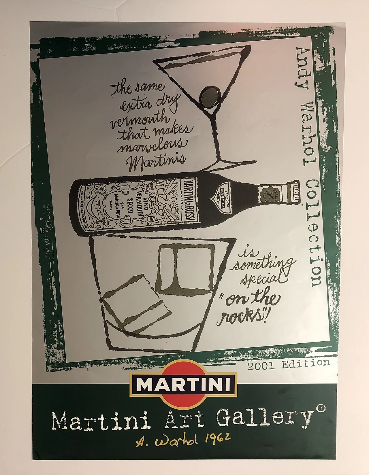 Andy Warhol, Martini Art Gallery (1962), litografia, 2001 2