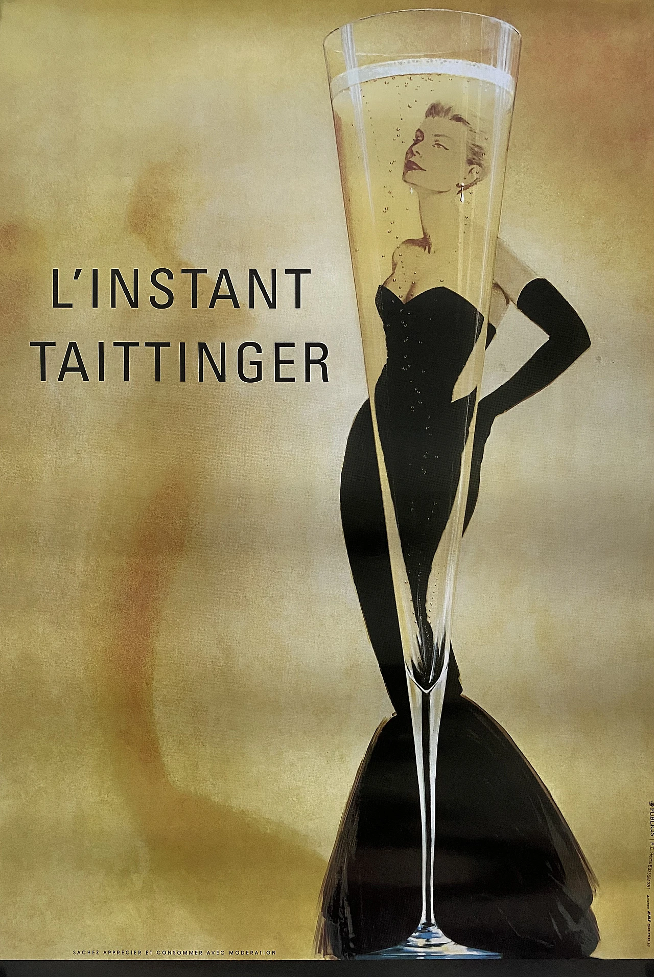 L'Instant Taittinger, manifesto pubblicitario, 1987 1