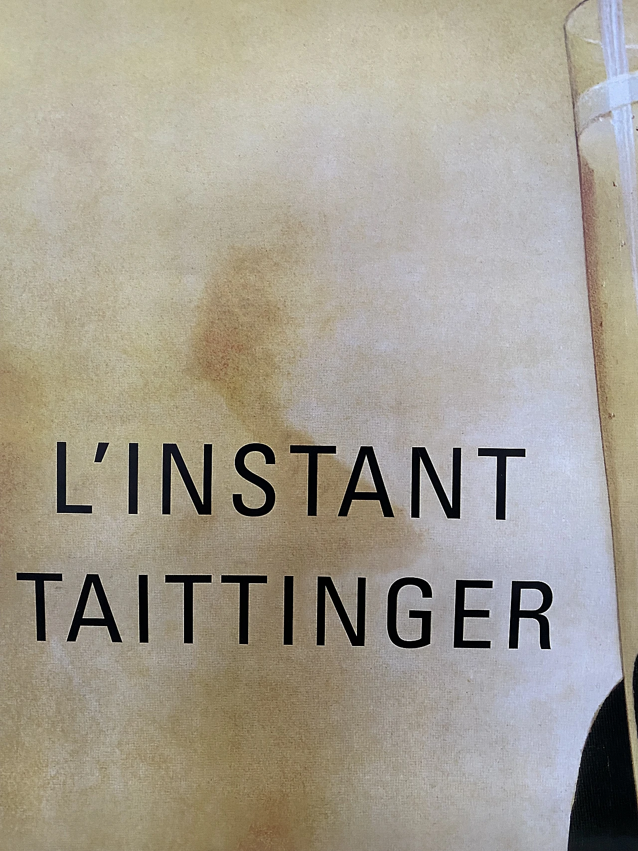 L'Instant Taittinger, manifesto pubblicitario, 1987 10