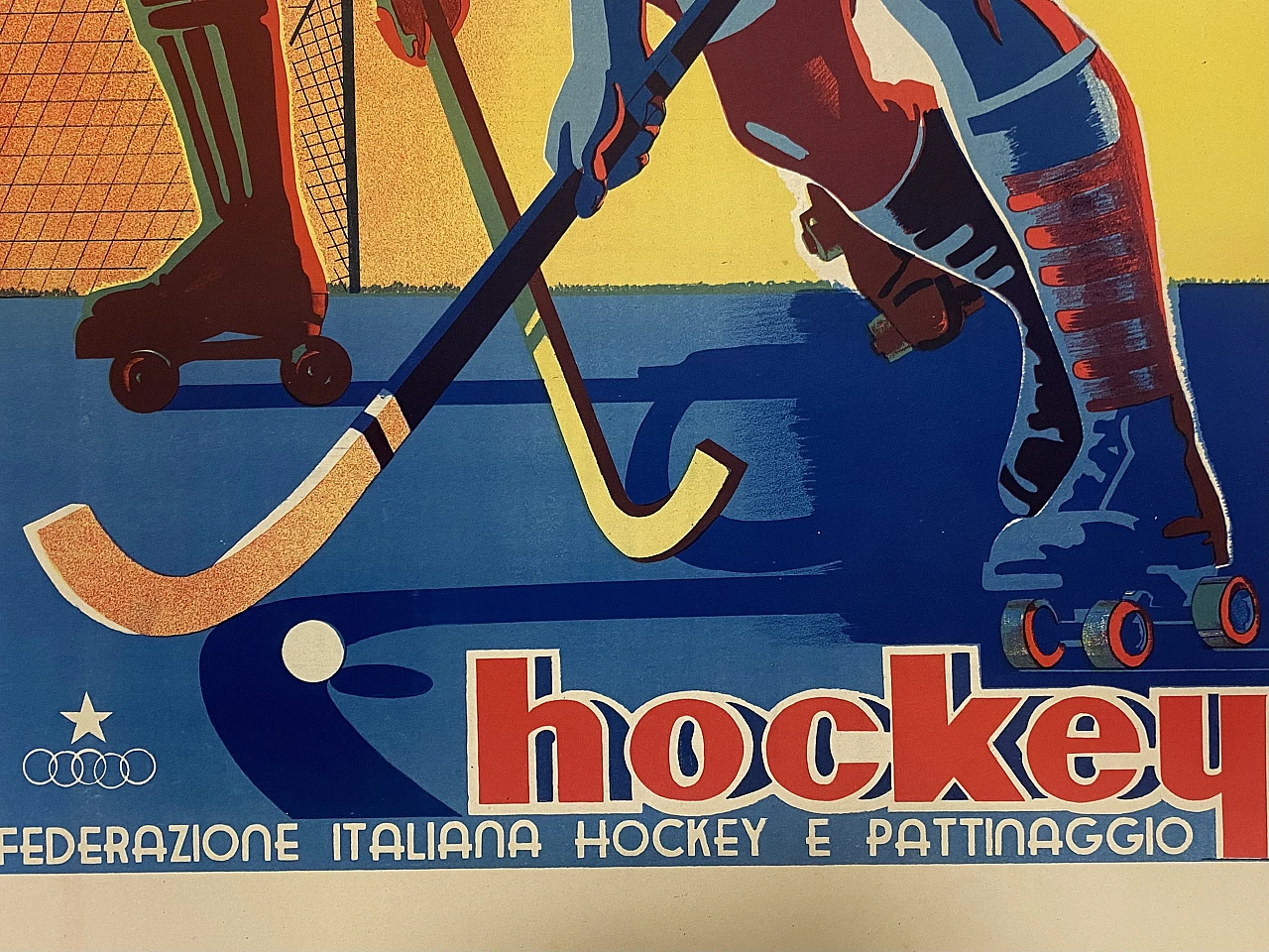 Federazione Italiana Hockey, manifesto pubblicitario, anni '50 2