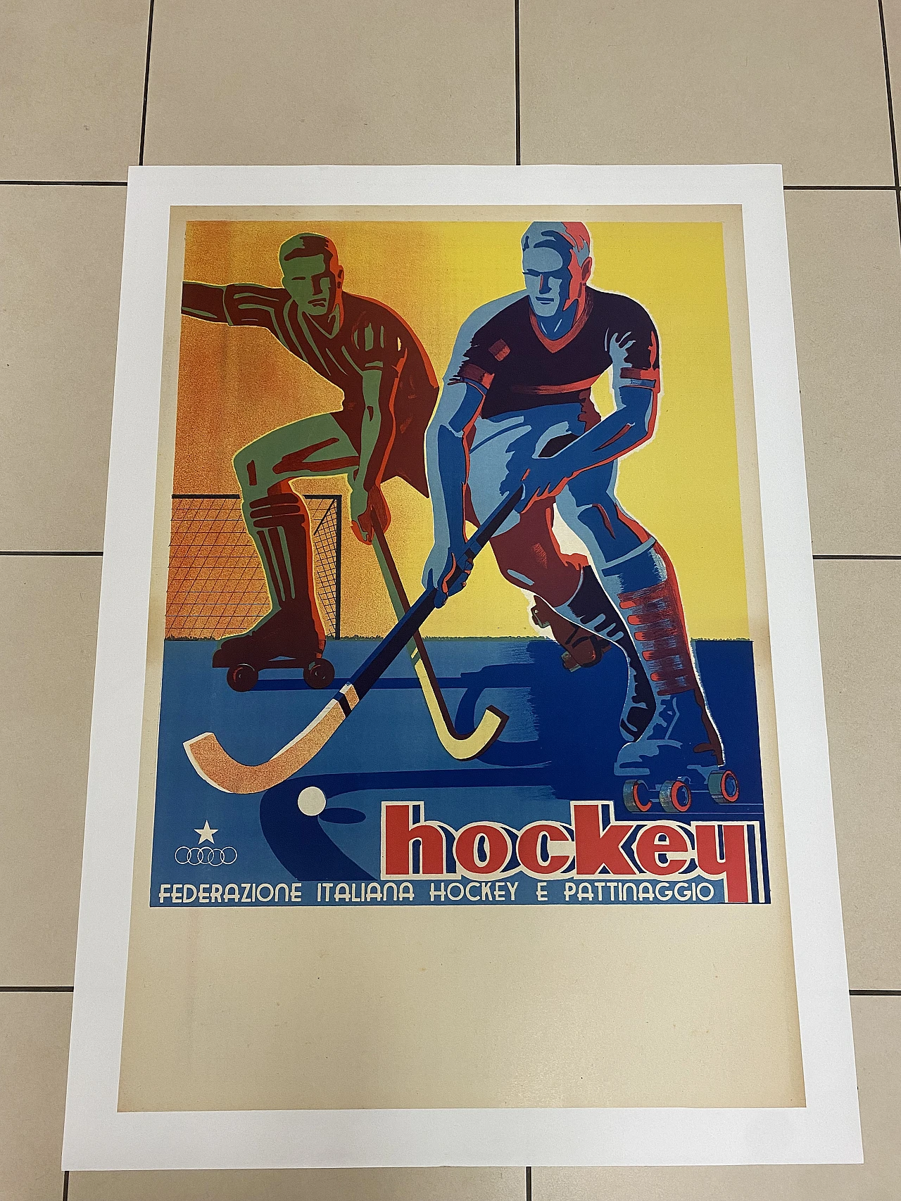 Federazione Italiana Hockey, manifesto pubblicitario, anni '50 5