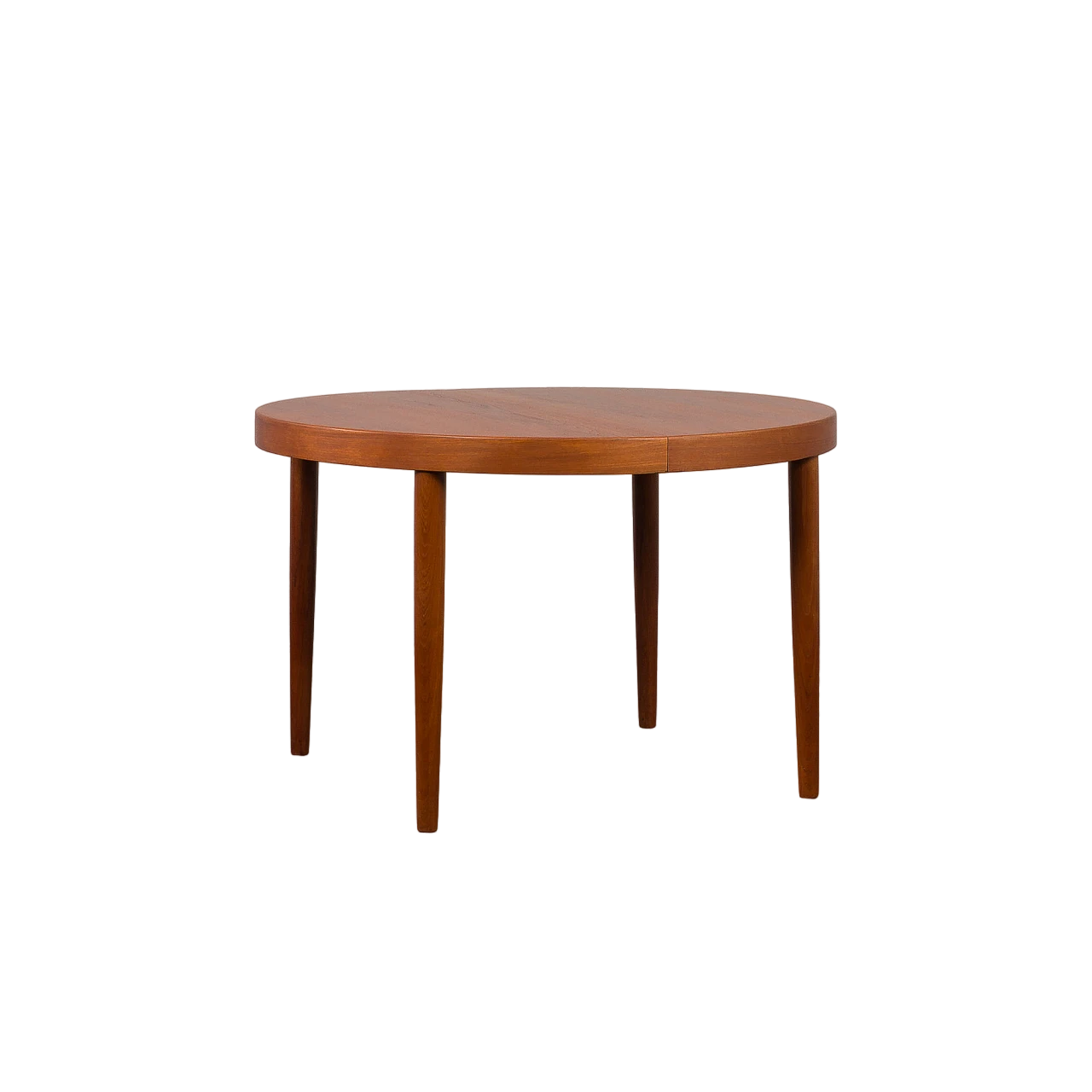 Teak extendable table attributed to Kai Kristiansen, 1960s 2