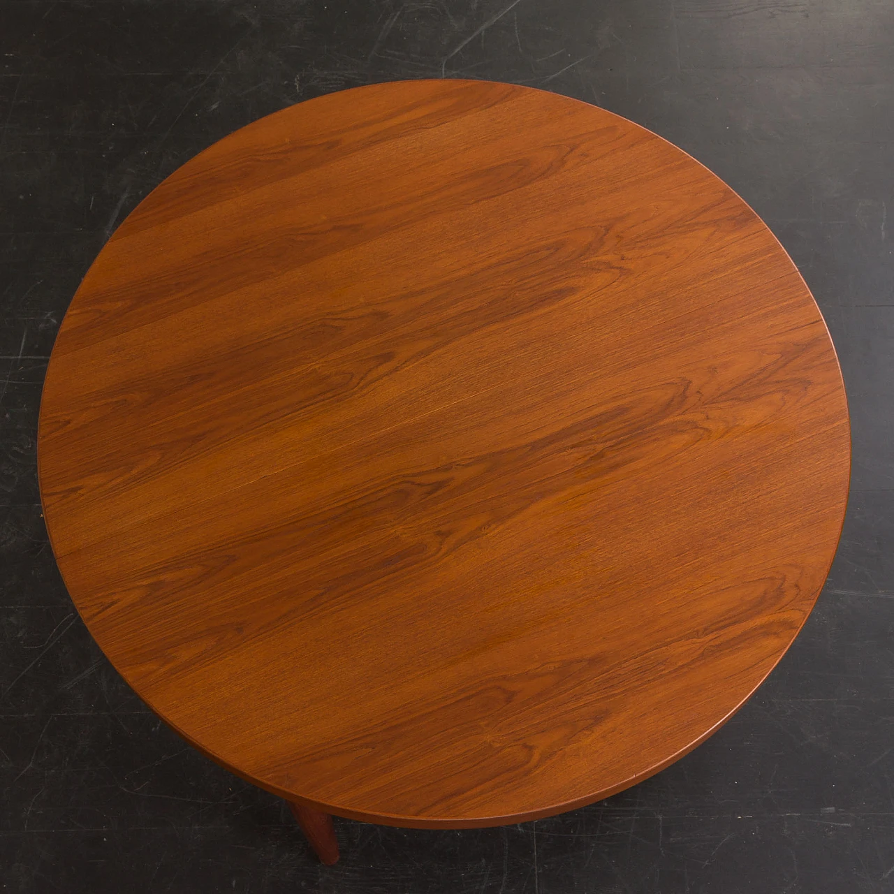 Teak extendable table attributed to Kai Kristiansen, 1960s 10