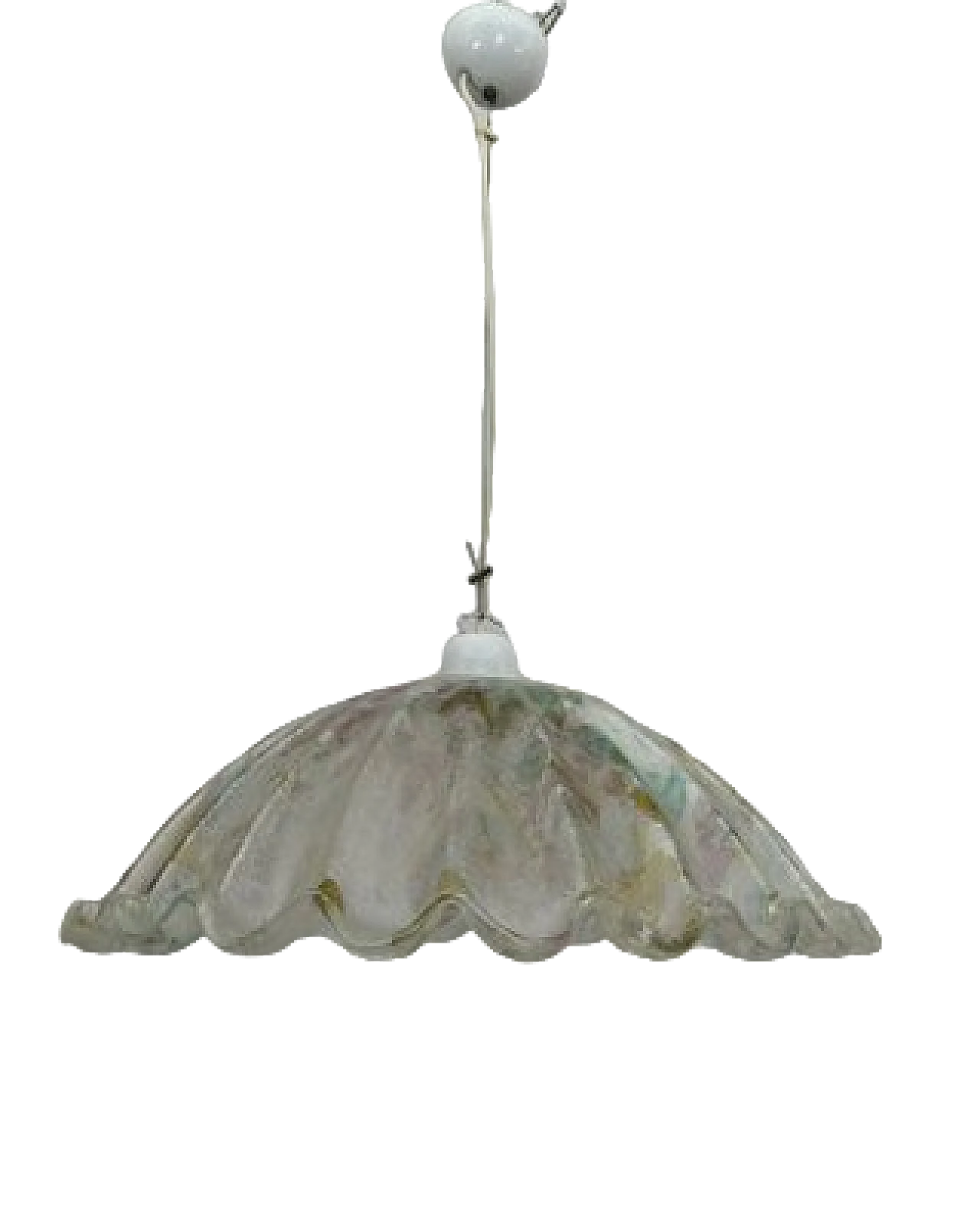 Lampada da soffitto in vetro di Murano, anni '60 11