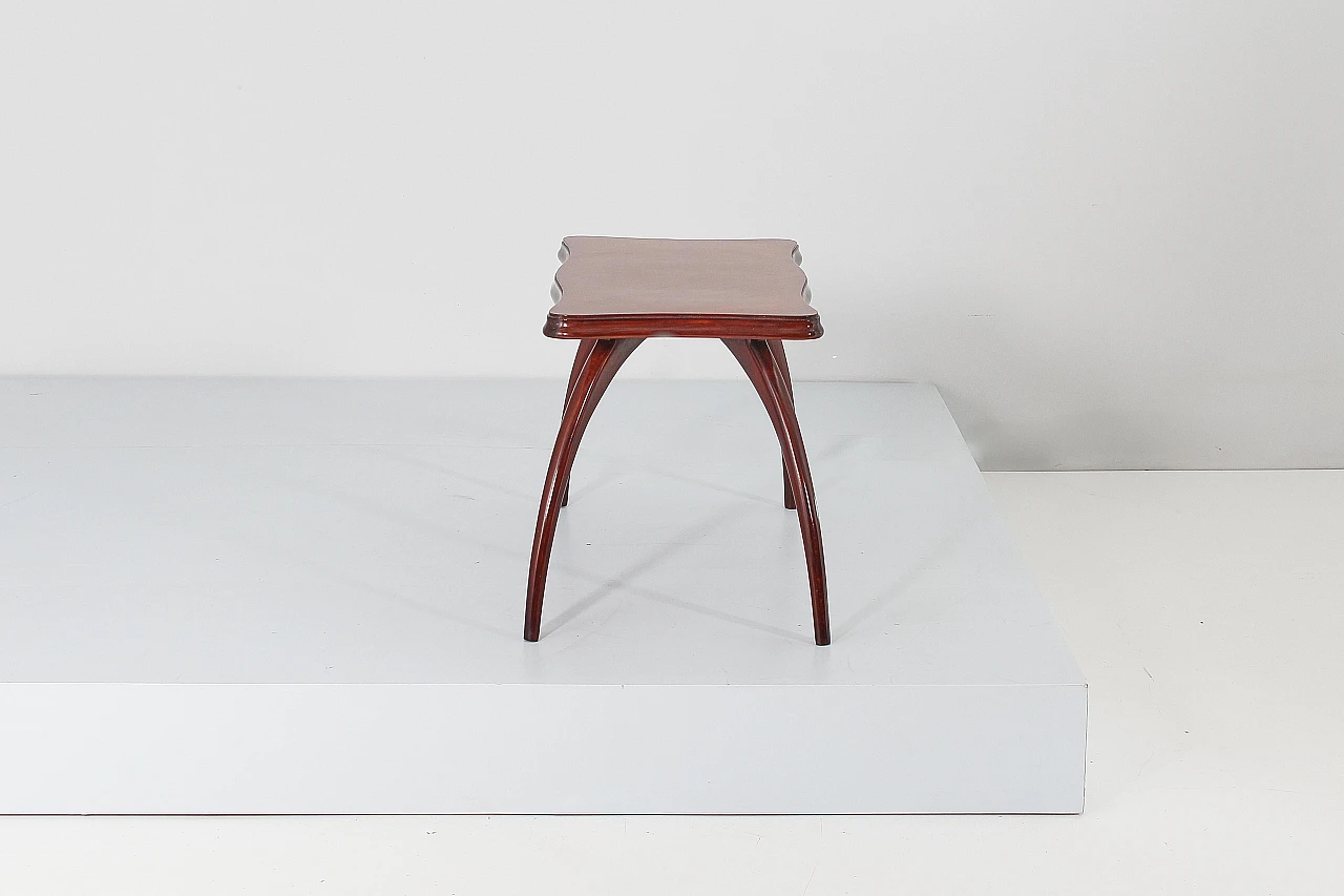 Wood coffee table attributed to Osvaldo Borsani, 1950s 5