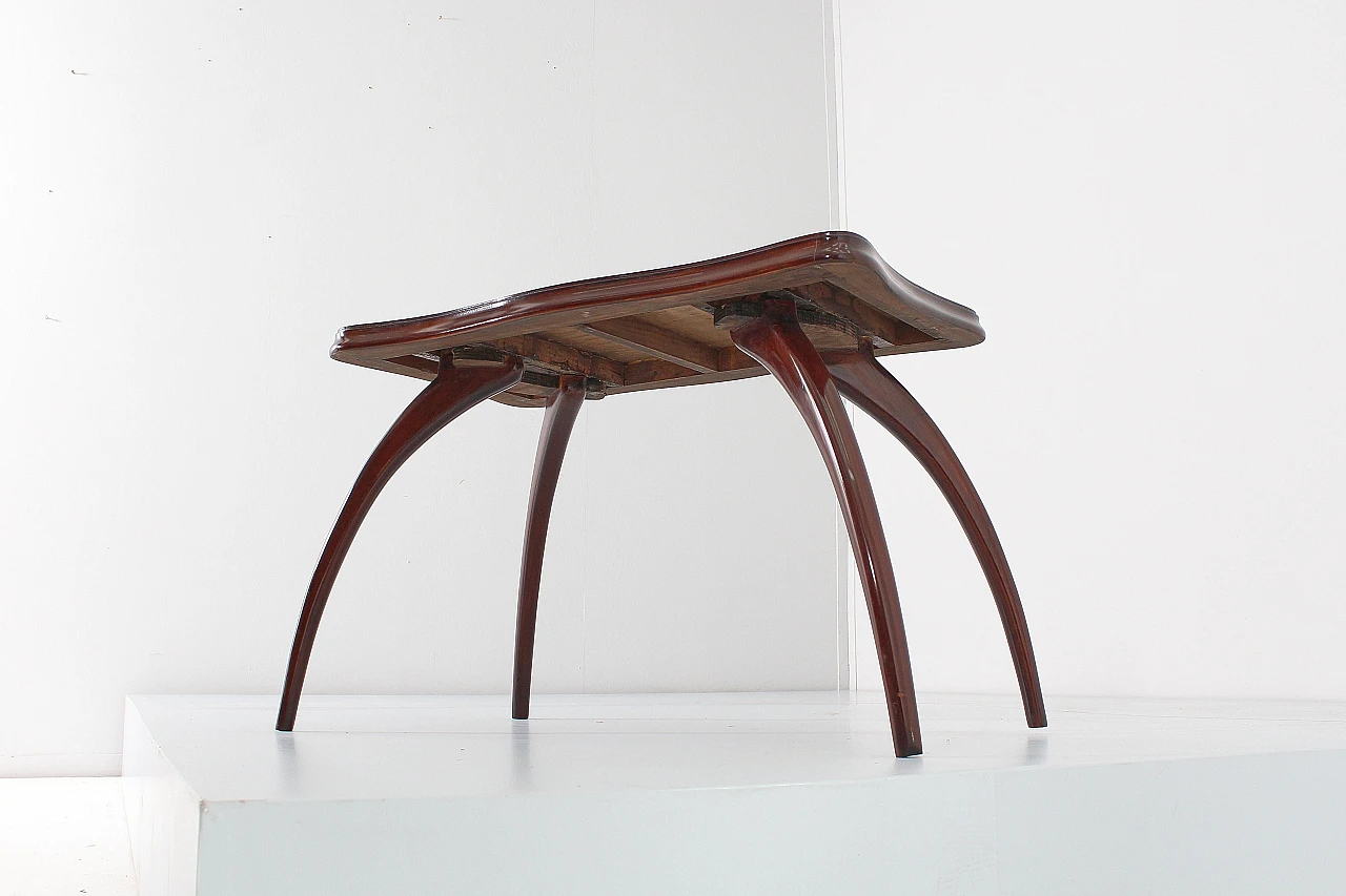 Wood coffee table attributed to Osvaldo Borsani, 1950s 7