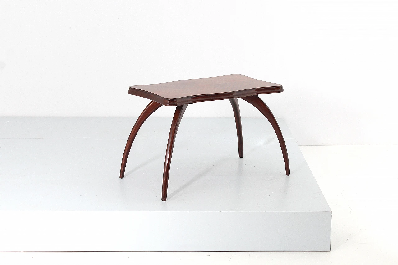 Wood coffee table attributed to Osvaldo Borsani, 1950s 8