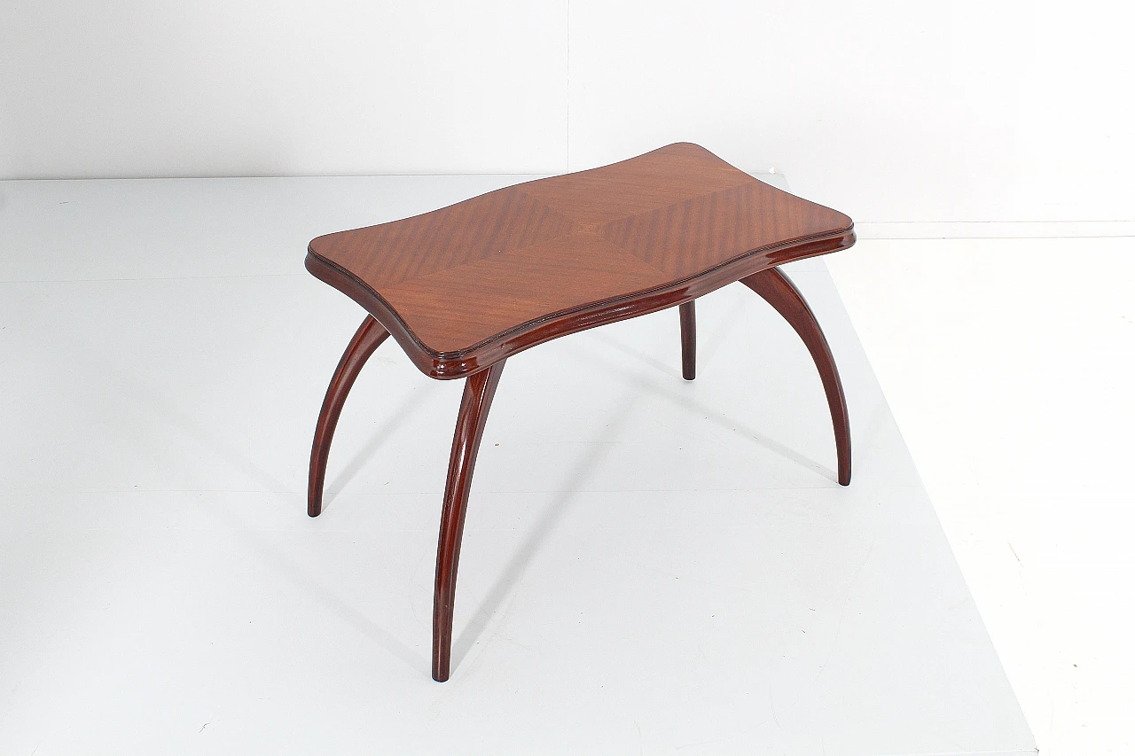 Wood coffee table attributed to Osvaldo Borsani, 1950s 9