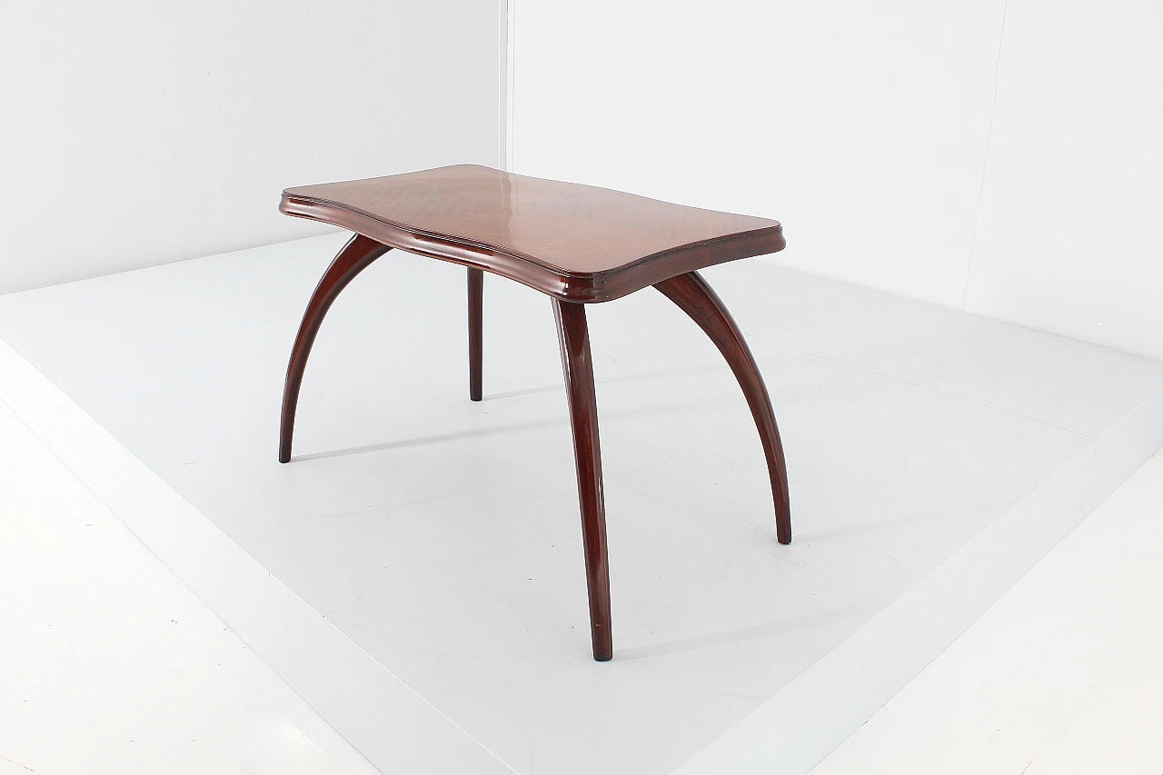 Wood coffee table attributed to Osvaldo Borsani, 1950s 11
