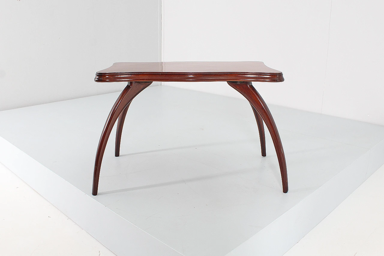 Wood coffee table attributed to Osvaldo Borsani, 1950s 12