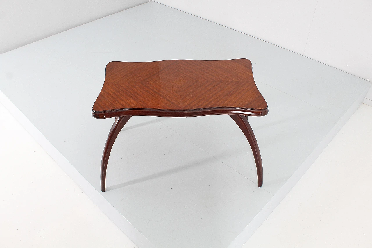 Wood coffee table attributed to Osvaldo Borsani, 1950s 13