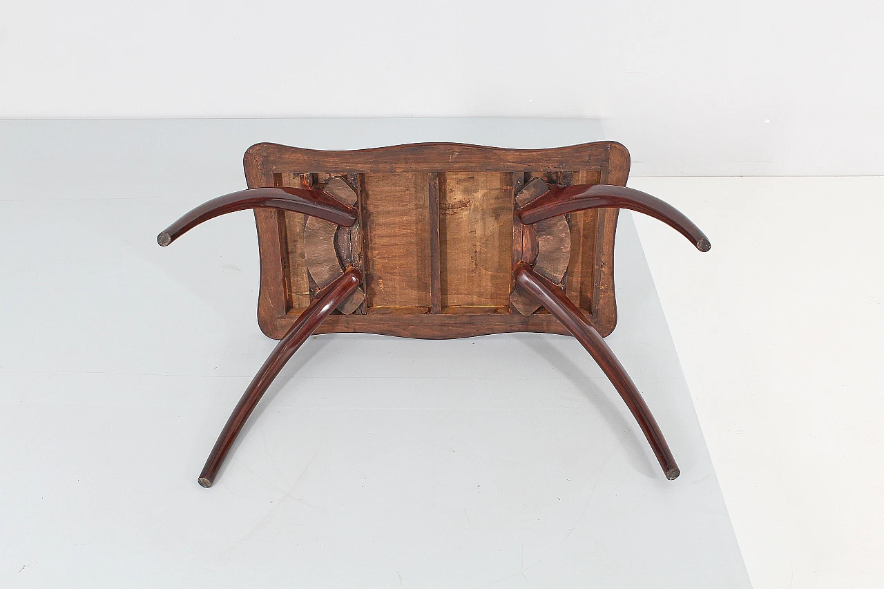 Wood coffee table attributed to Osvaldo Borsani, 1950s 14
